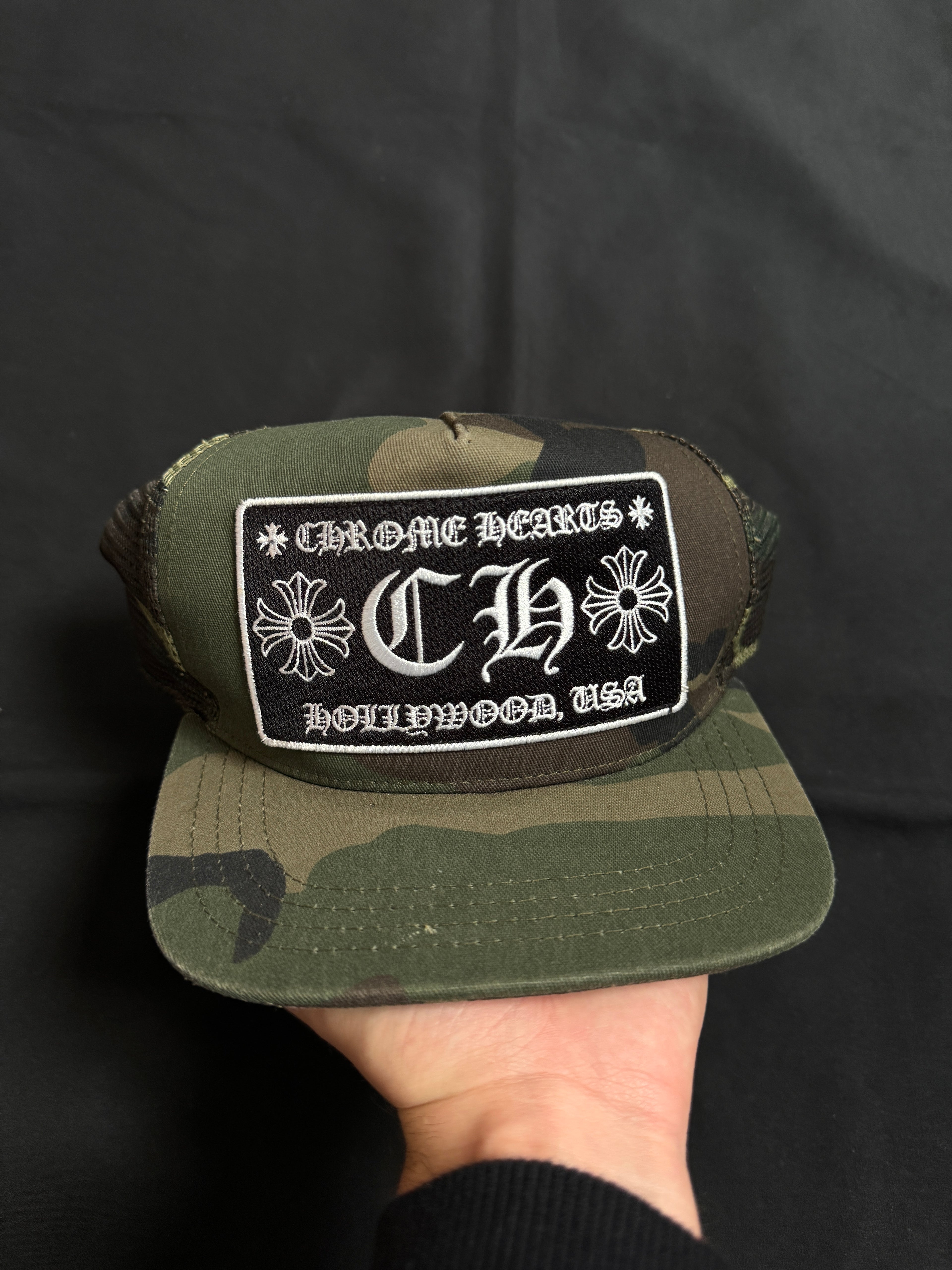 Chrome Hearts Camo Trucker
