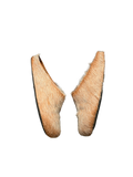 Marni Acid Orange Fur Mules - Size 8