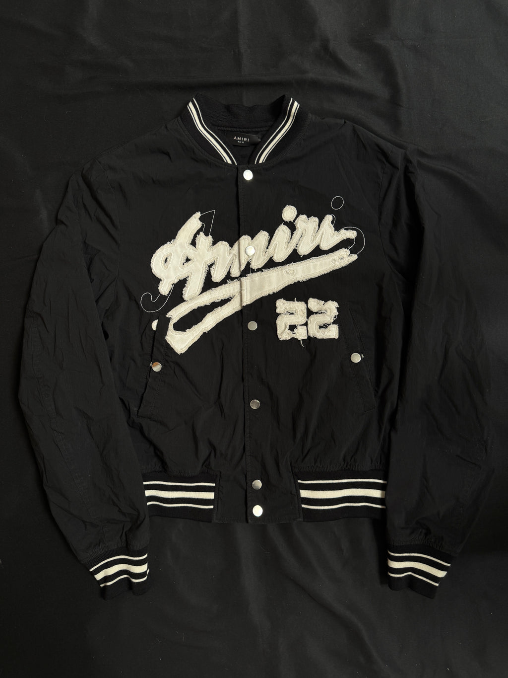 Amiri Nylon Striped Bomber Jacket