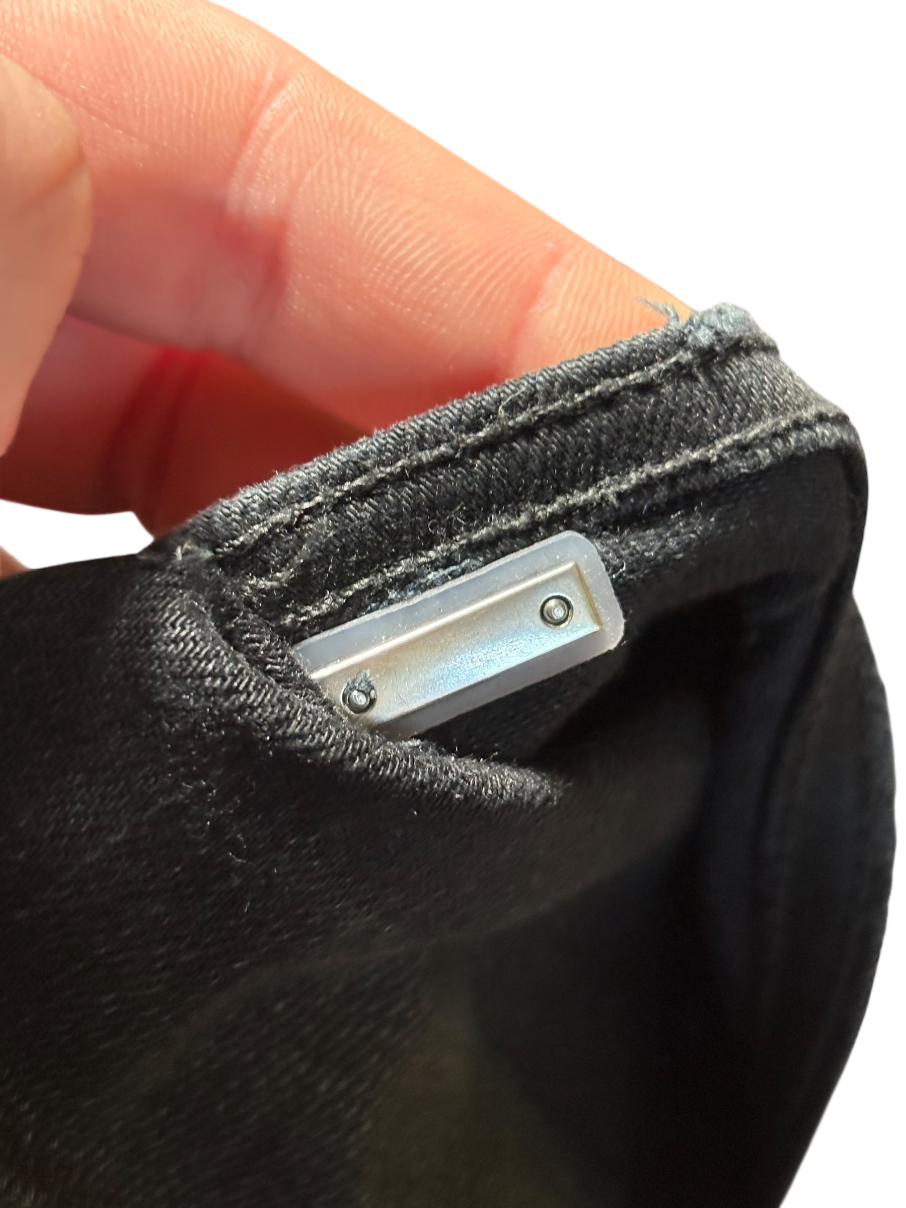 Amiri MX1 Black Iridescent Patch Jeans