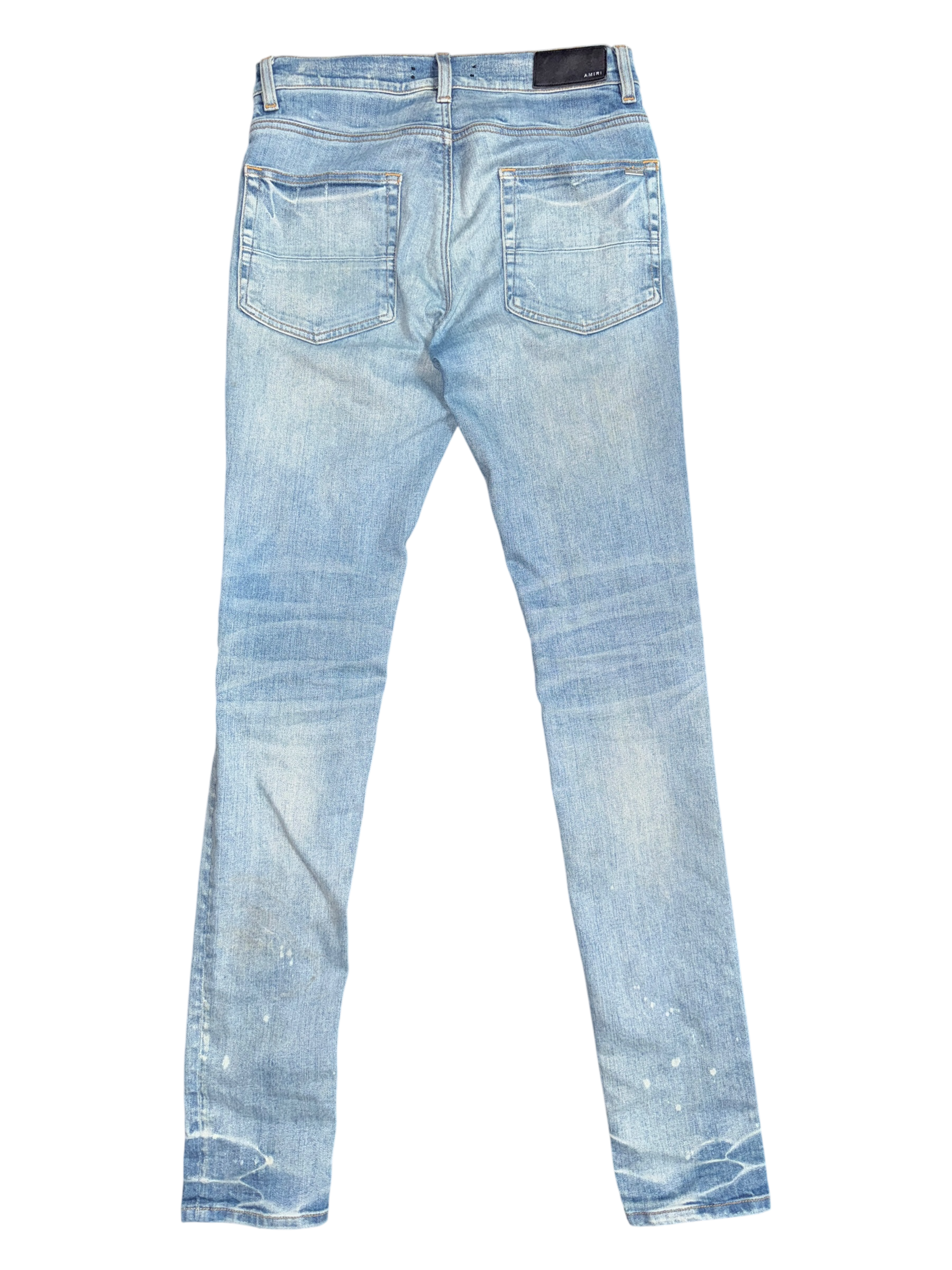 Amiri MX1 Light Wash Playboy Patch Jeans - 29