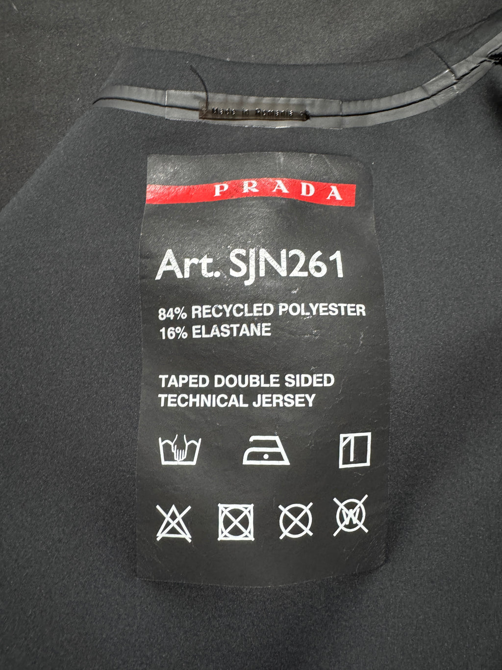 Prada Tech Black Crewneck