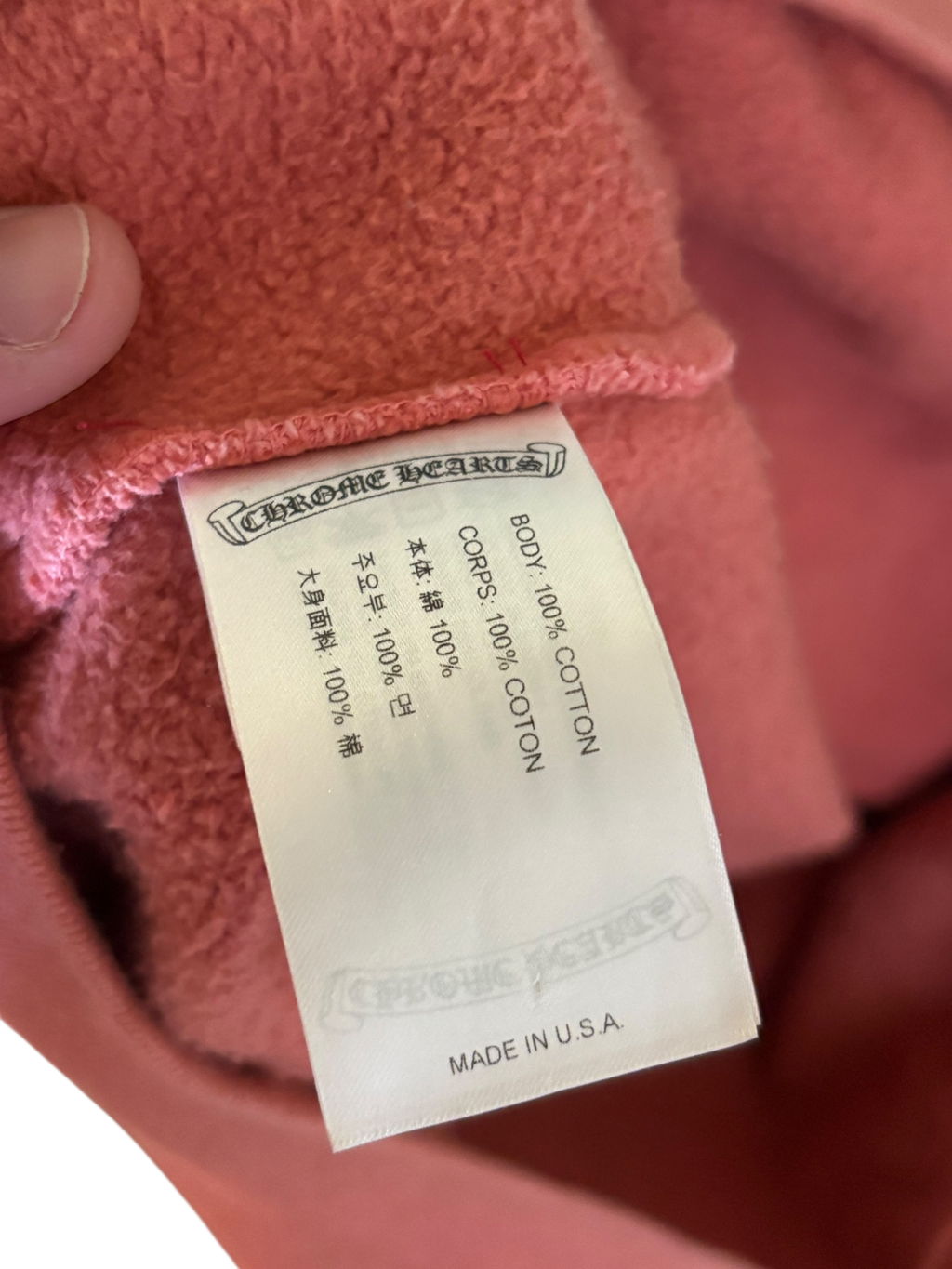 Chrome Hearts Drake CLB Pullover Hoodie - Size XL
