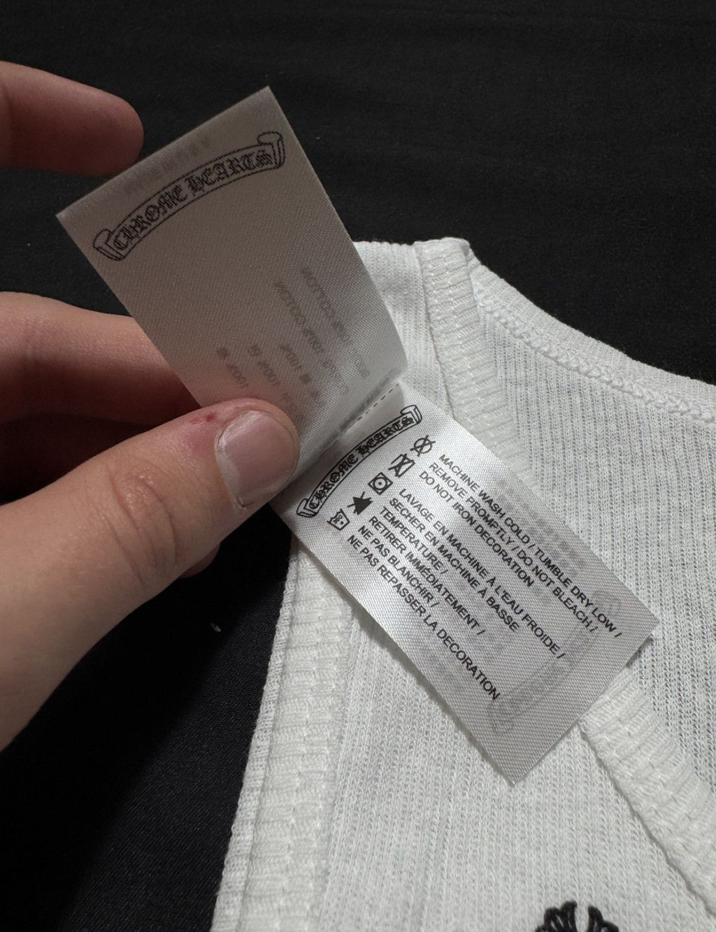 Chrome Hearts Scroll Tank Top