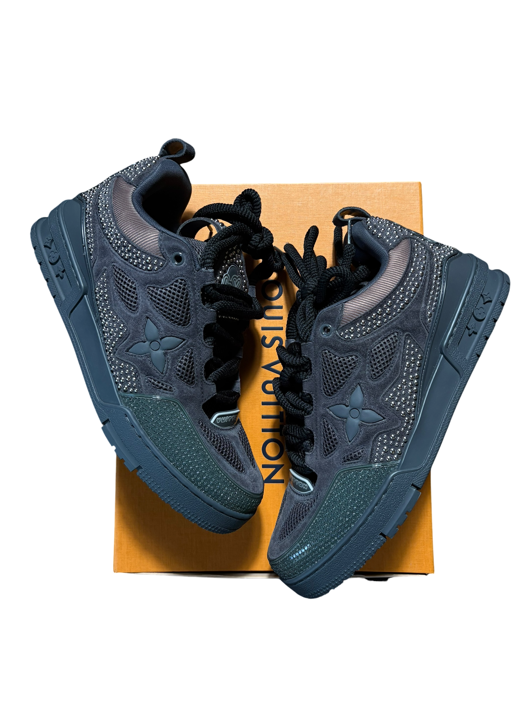 Louis Vuitton Studded Skate Sneaker Graphite - 9LV