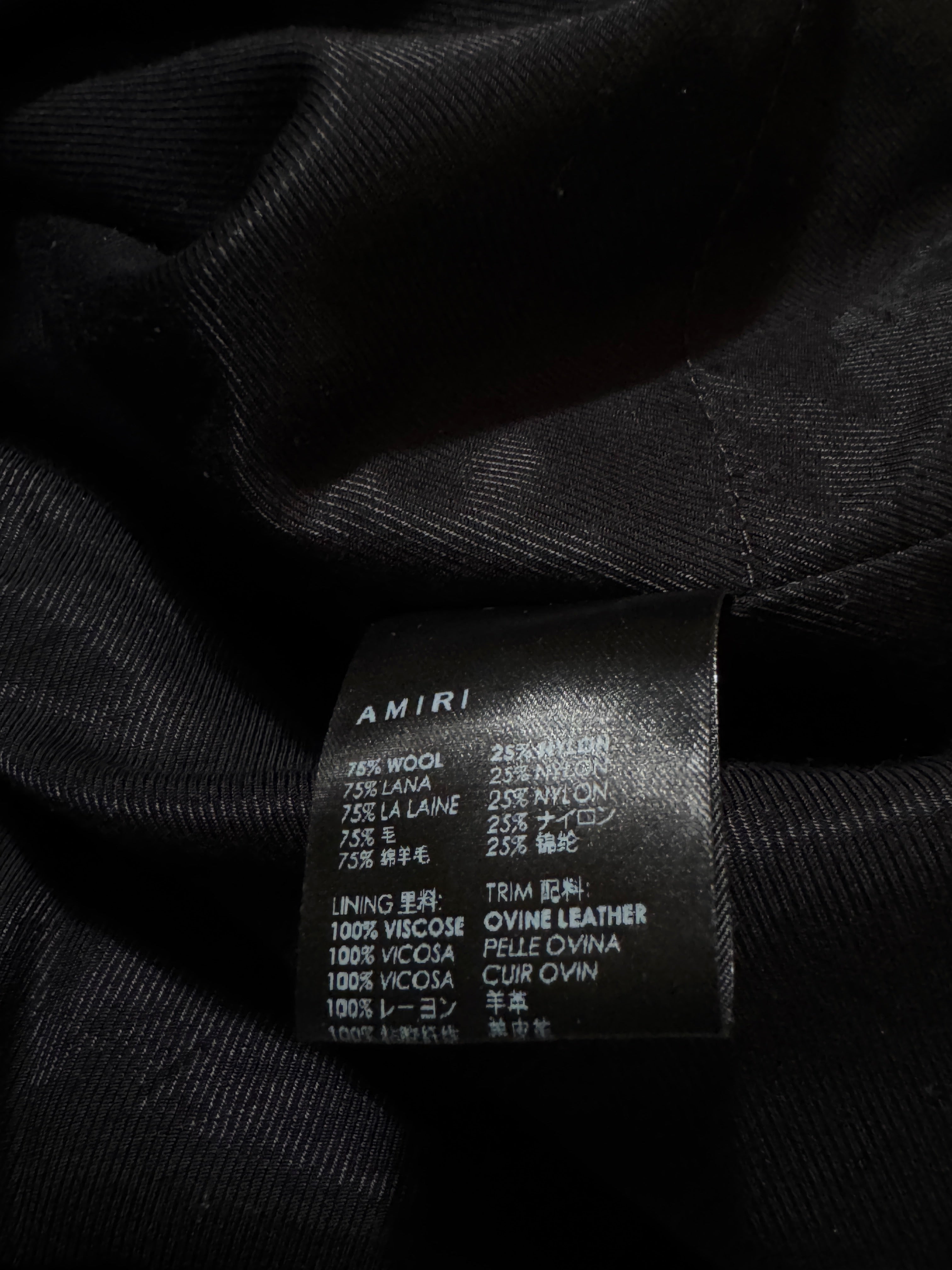 Amiri Bones Varsity Jacket - Size 56