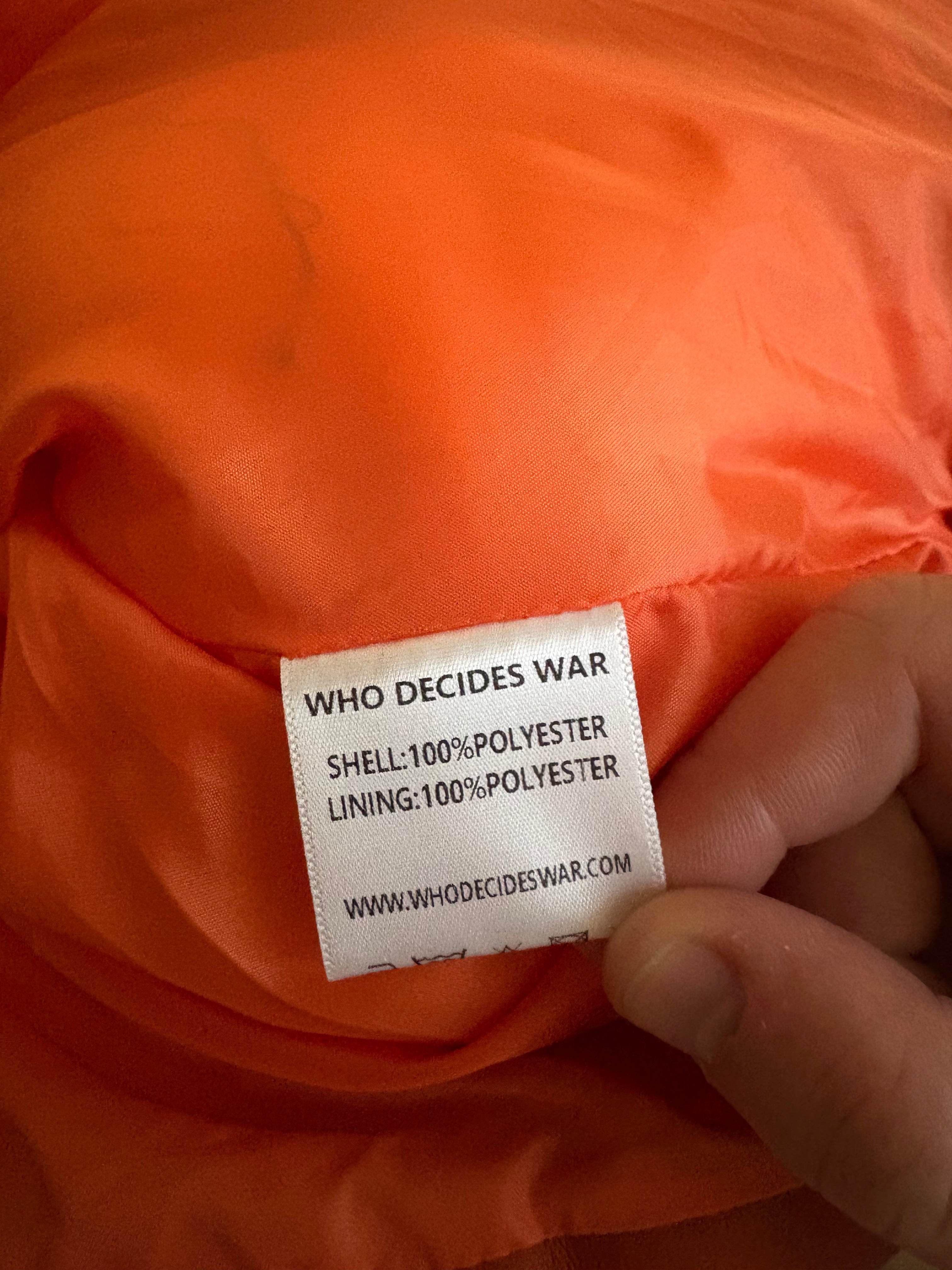 WDW Orange Puffer Jacket