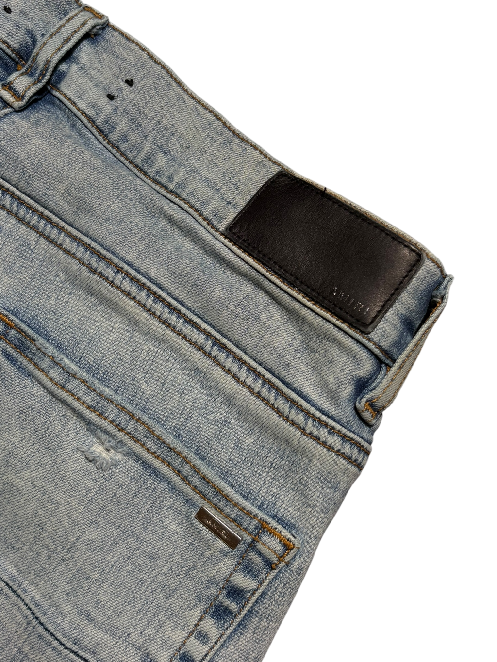 Amiri Mx1 LightWash Iridescent Patch