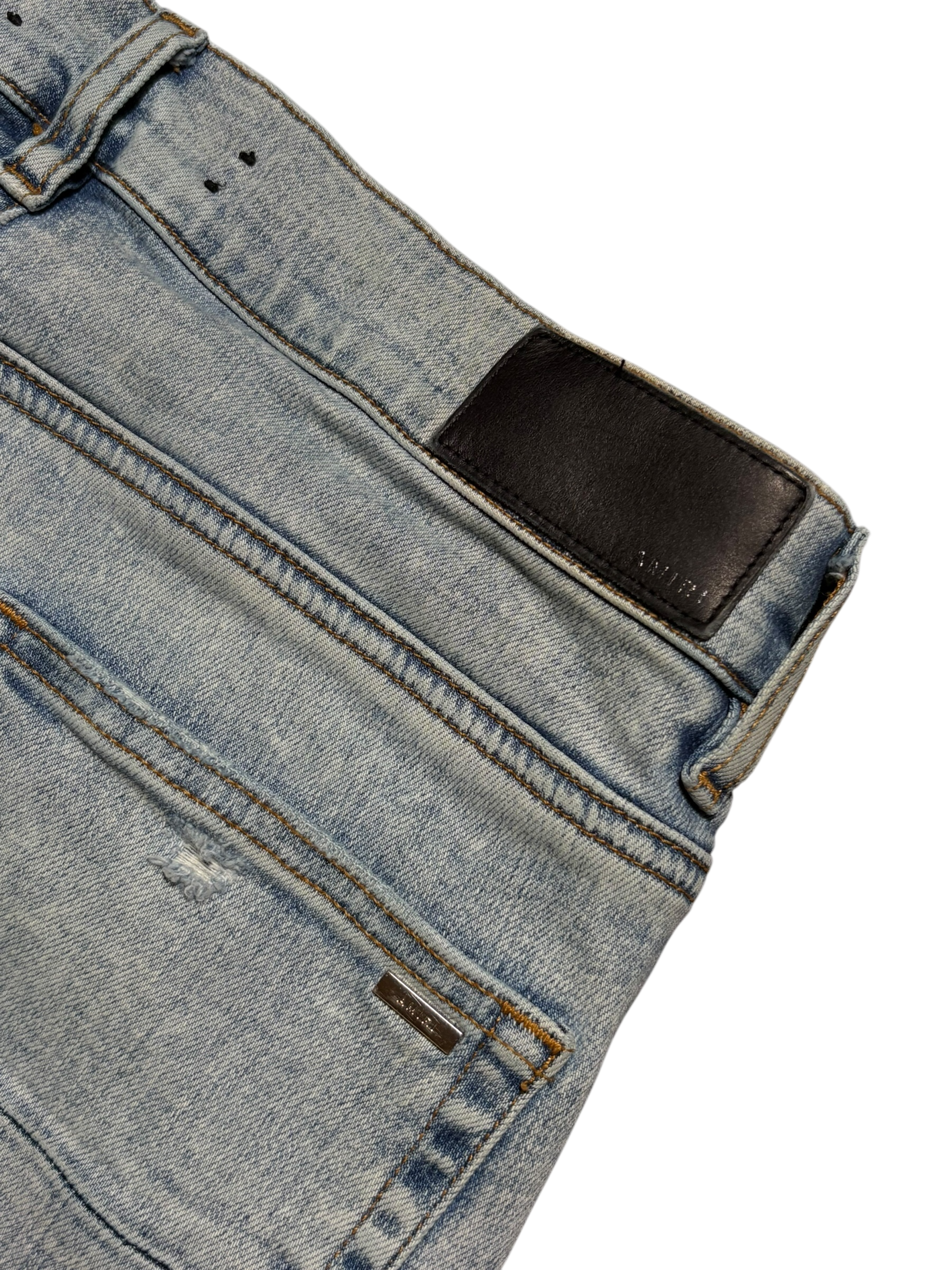 Amiri Mx1 LightWash Iridescent Patch