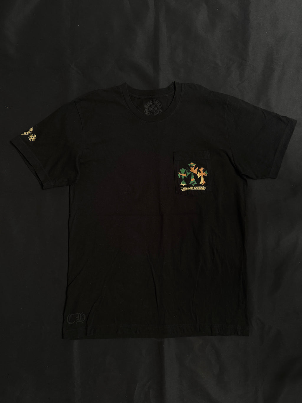 Chrome Hearts Camo Three Cross T-Shirt