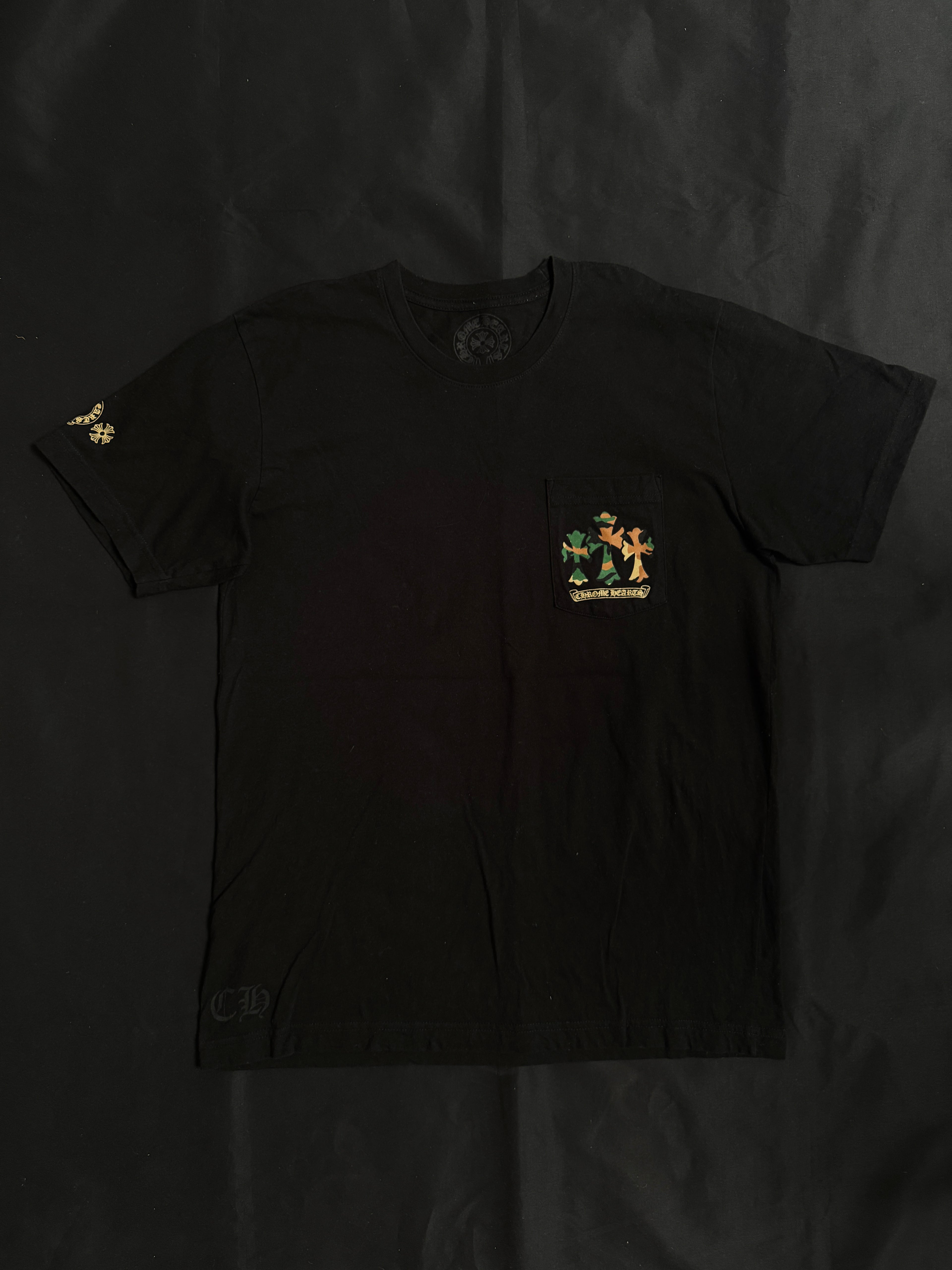 Chrome Hearts Camo Three Cross T-Shirt