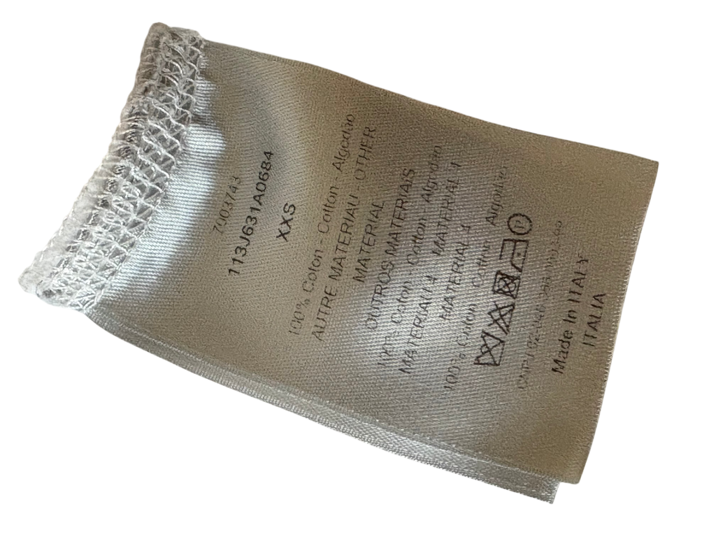 Dior Towel Hoodie White - Size XXS