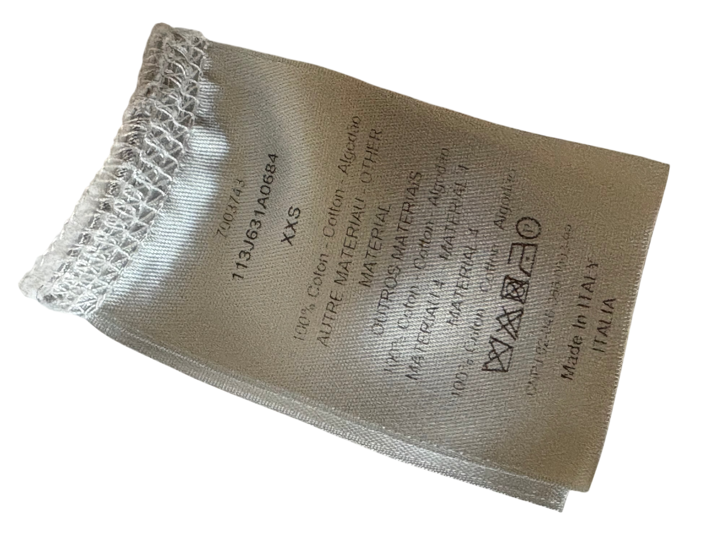 Dior Towel Hoodie White - Size XXS