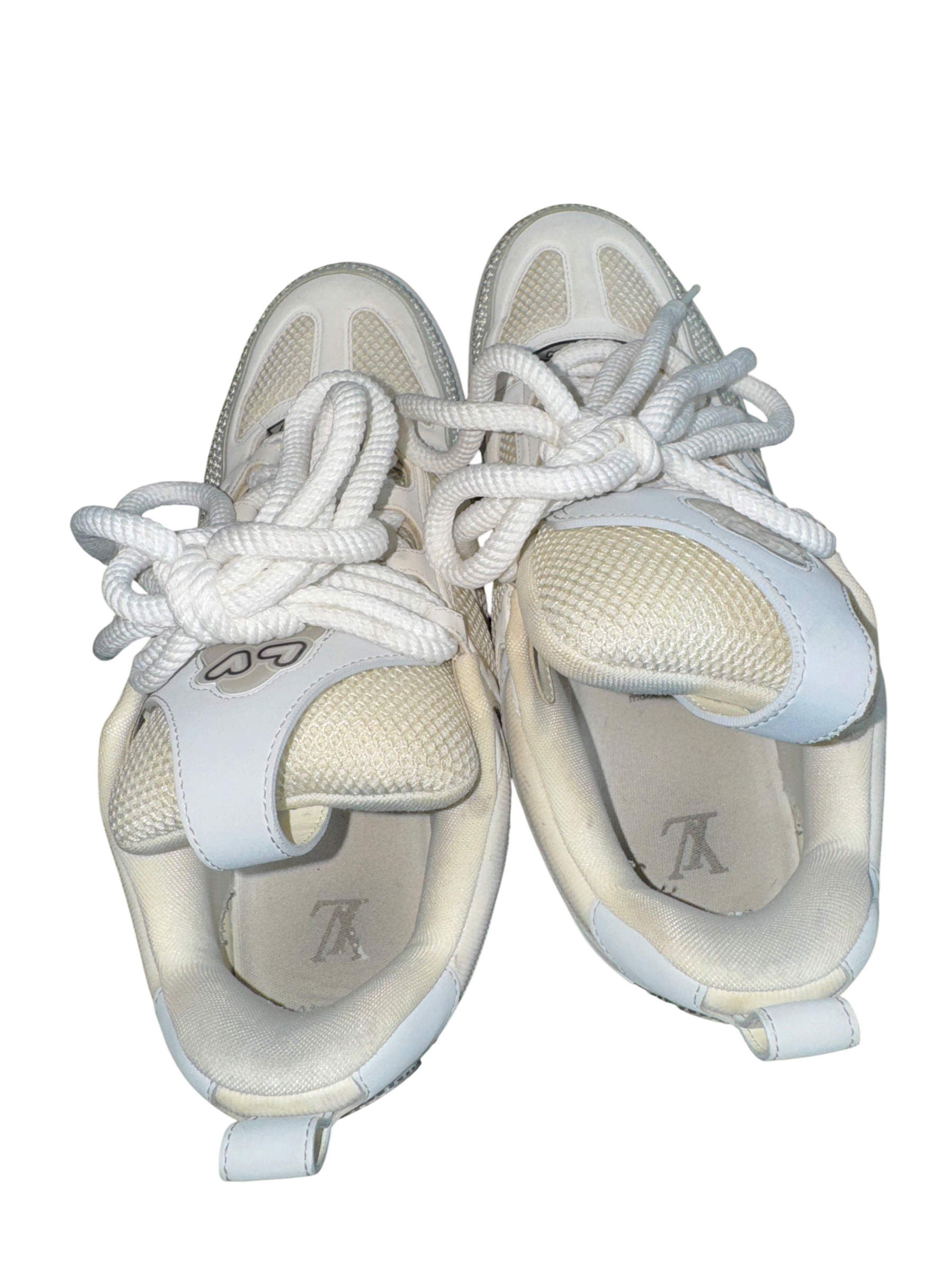 Louis Vuitton Grey White Skate Sneaker - Size 8LV (9.5US)