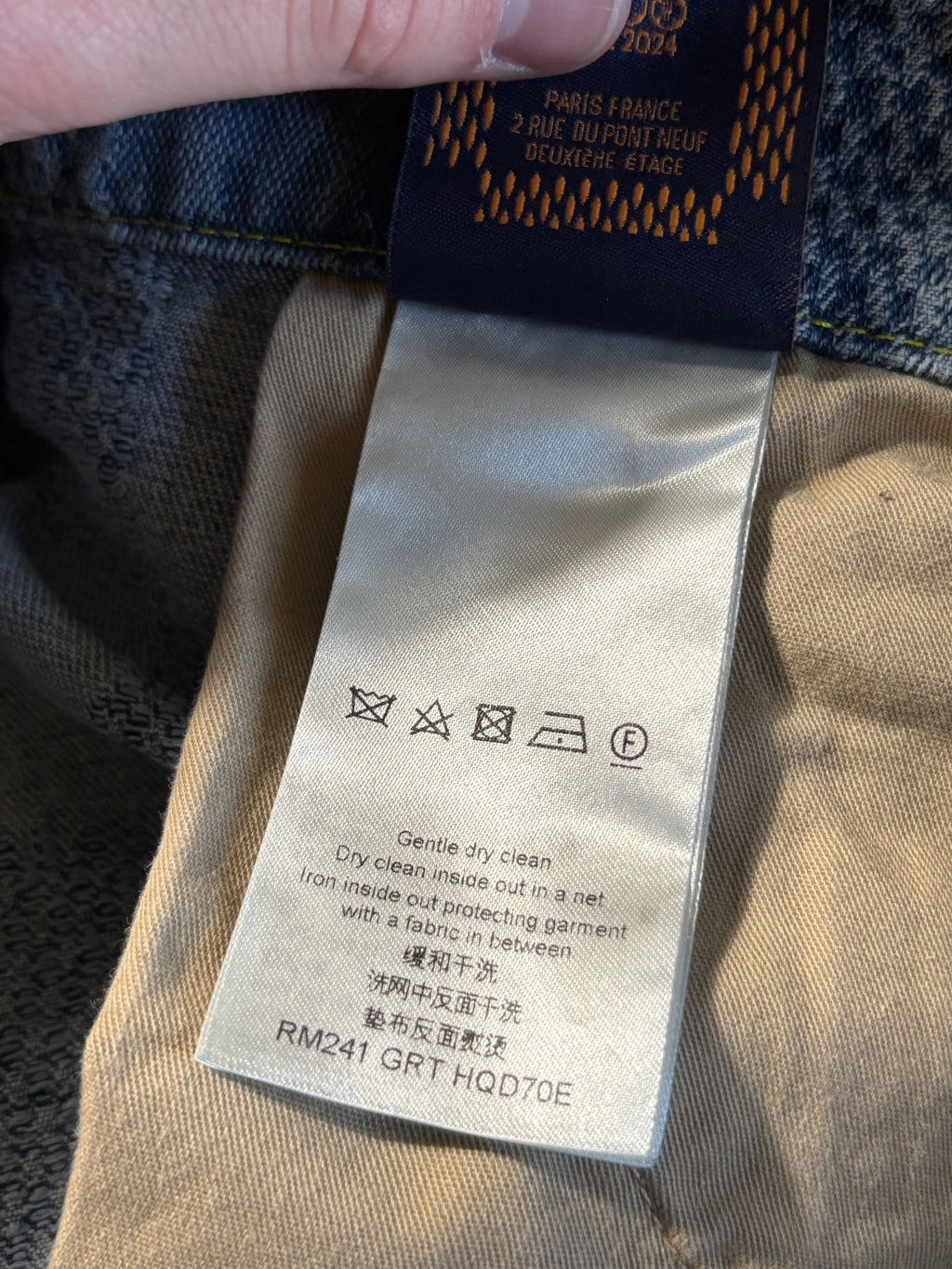 Louis Vuitton Damier Flare Jeans - Size 31