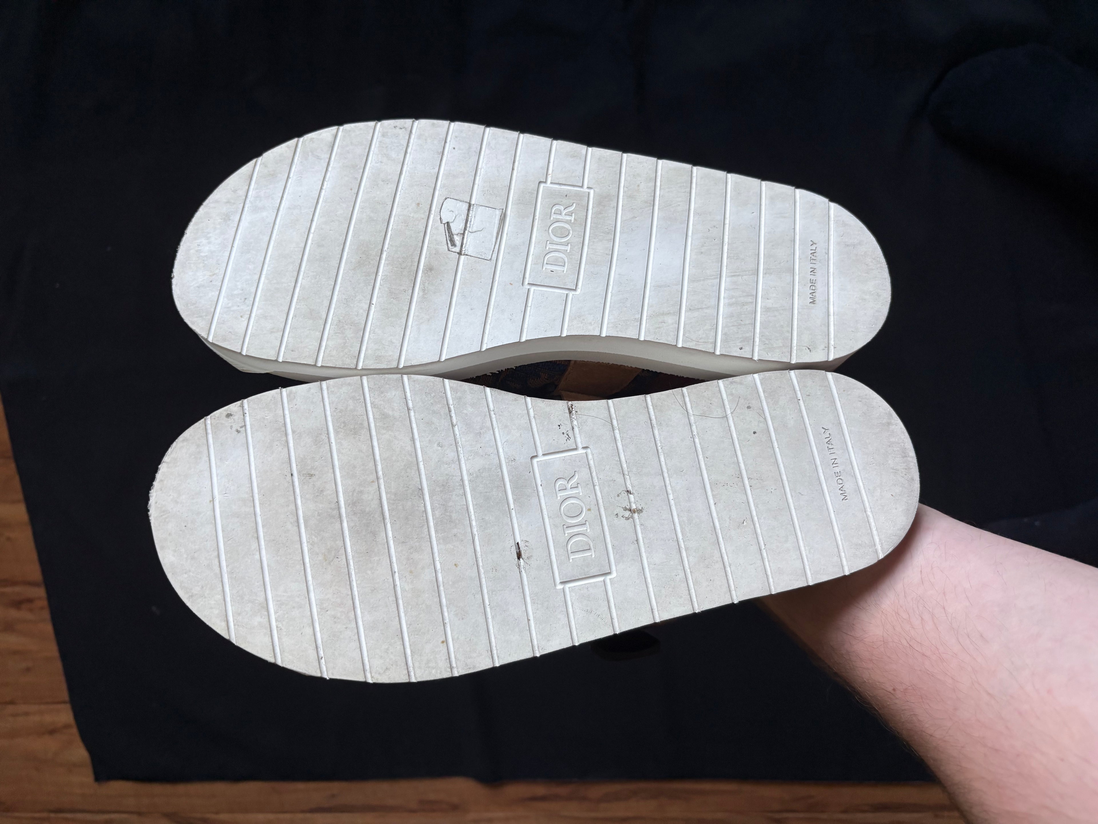 Dior Alpha Slide Brown Navy