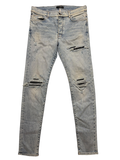 Amiri Mx1 LightWash Black Patch