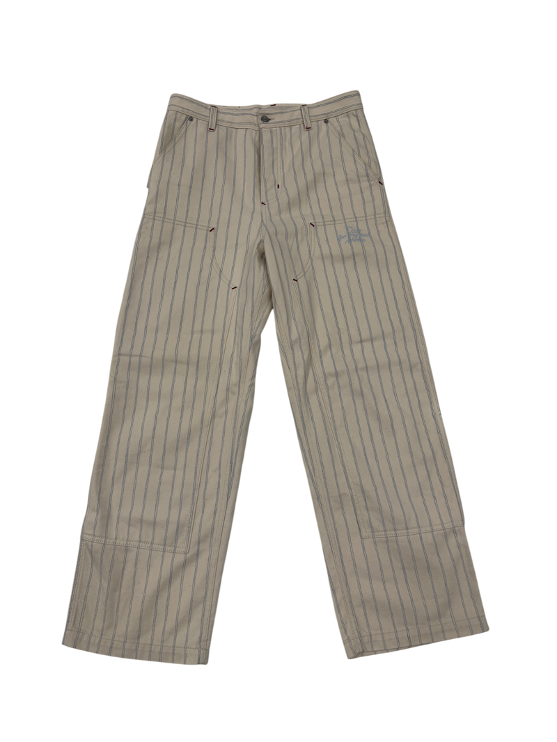 Dior Hylton Nel Double Knee Striped Carpenter Jeans