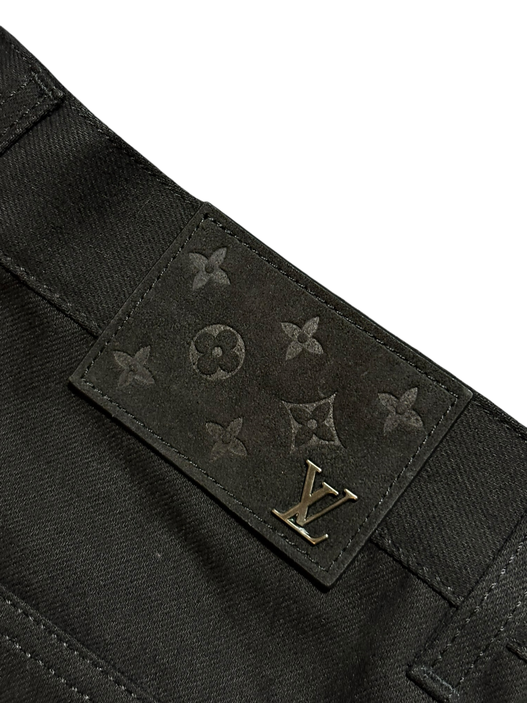 Louis Vuitton Graffiti Print Cargo Jeans