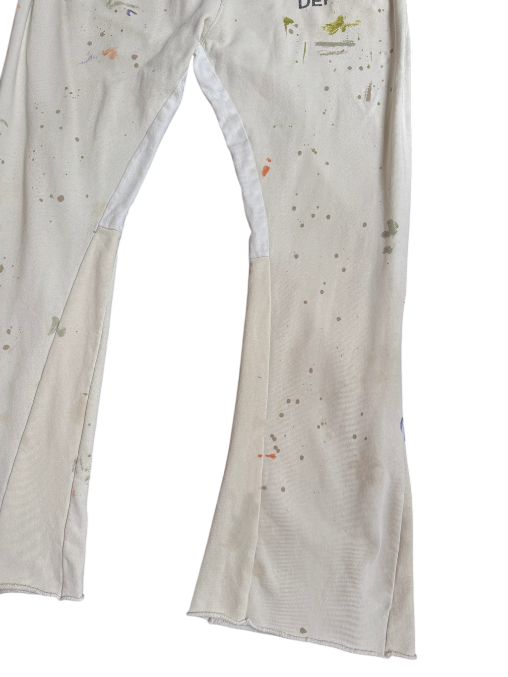 Gallery Cream Flare Sweats