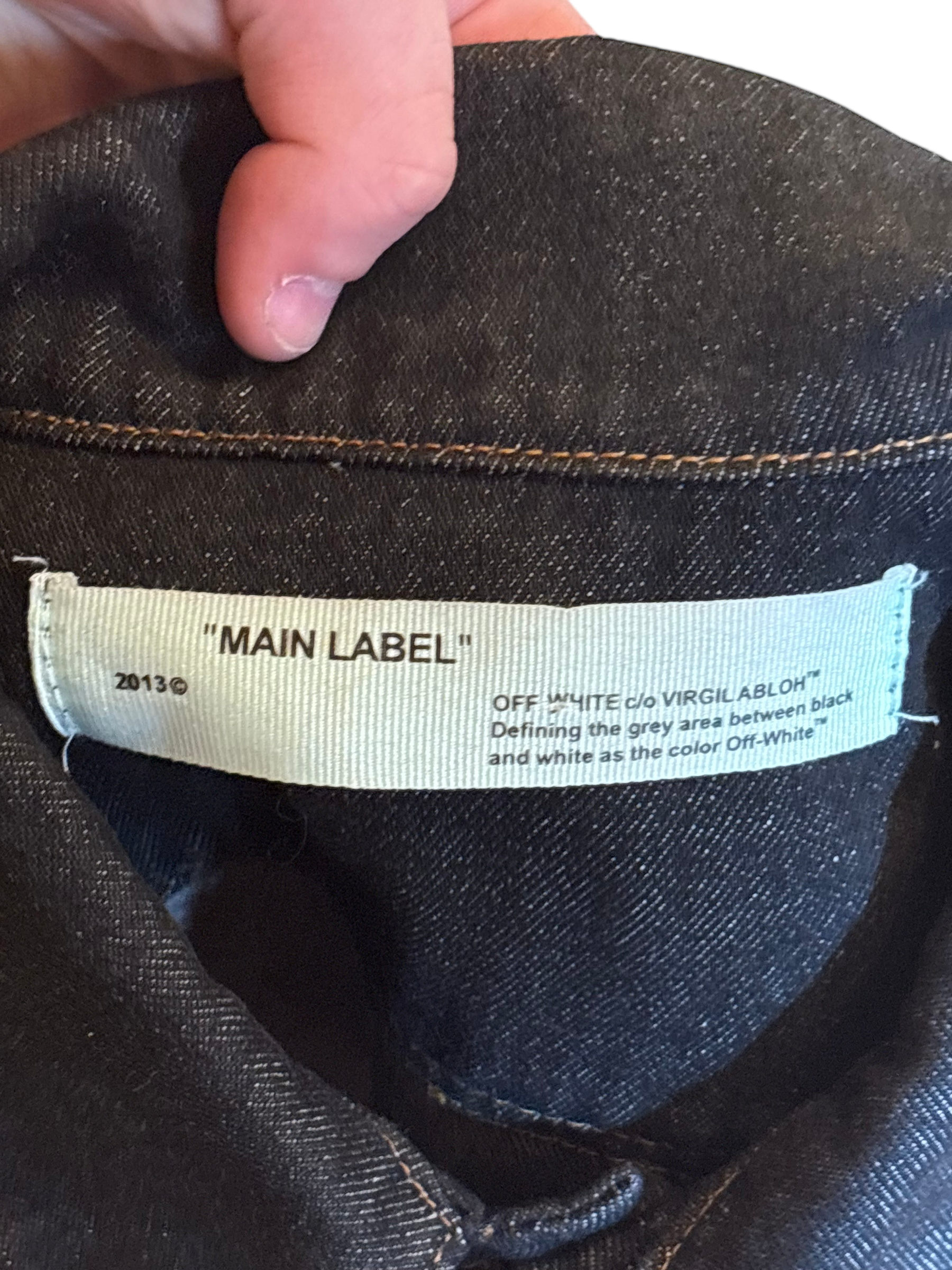 Off-White Arrow Jean Jacket Size M