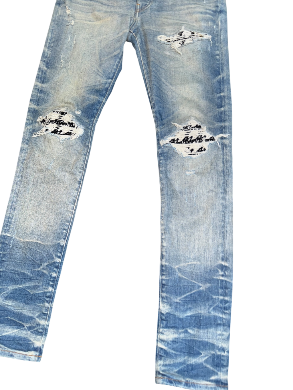 Amiri MX1 Lightwash Boucle Patch