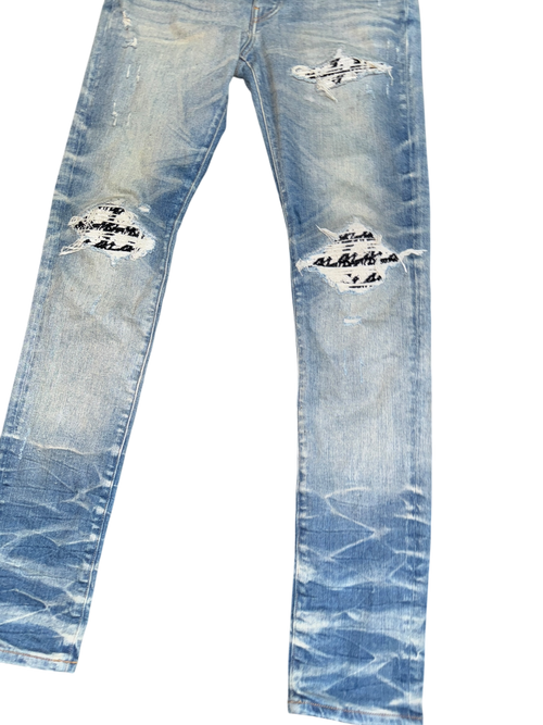 Amiri MX1 Lightwash Boucle Patch