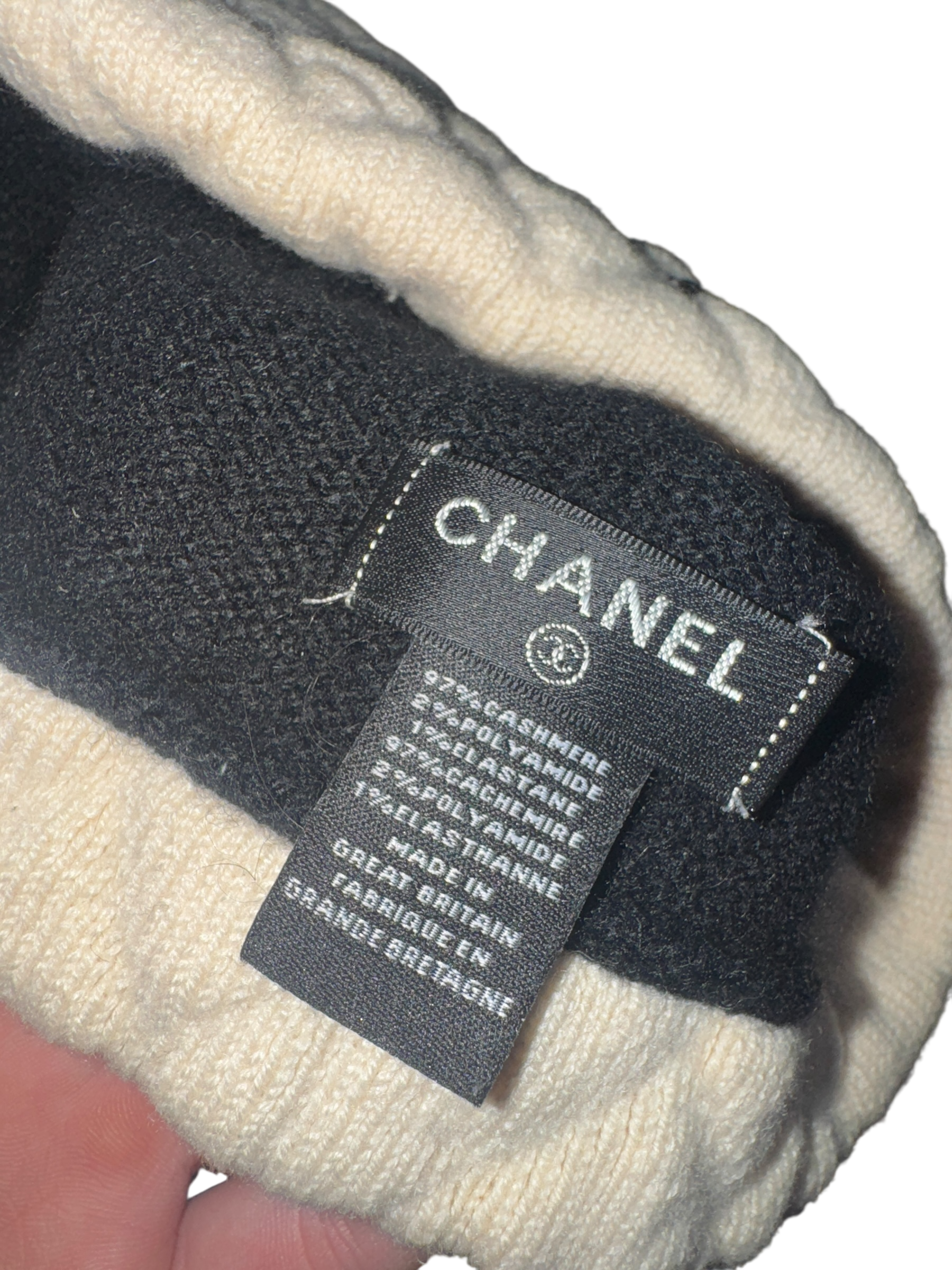 Channel Cashmere Beanie