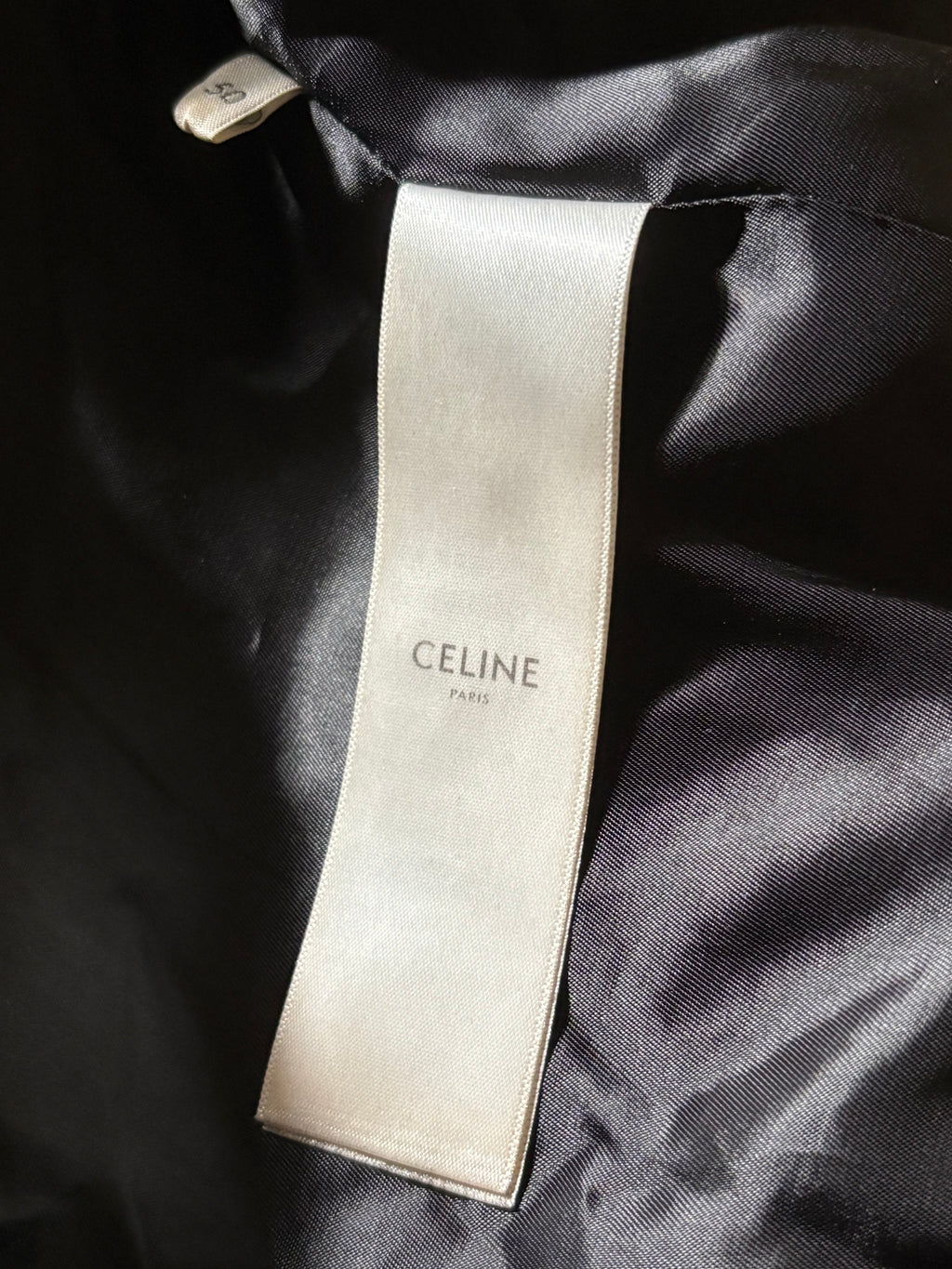 Celine Teddy Light Hood Jacket Black