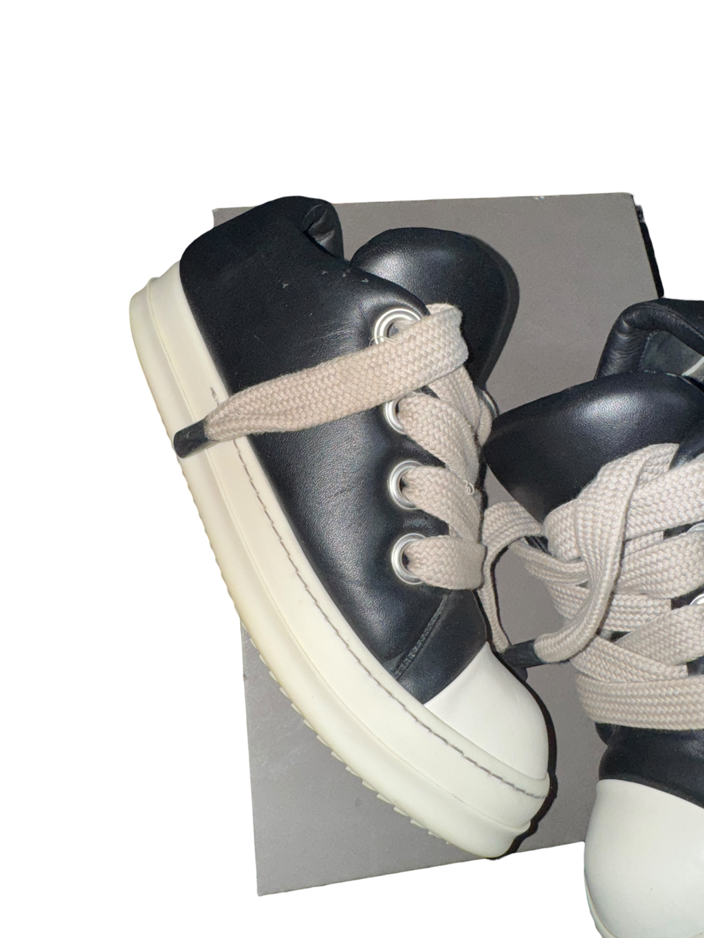 Rick Owens Jumbo Lace Low Top Padded Sneaker Black - 9