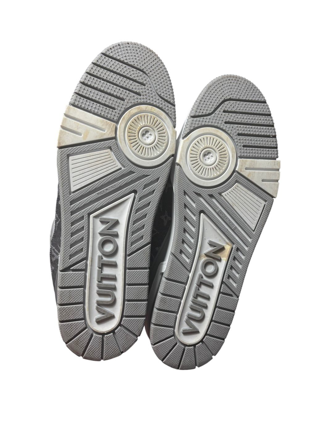 Louis Vuitton Grey Denim LV Trainer