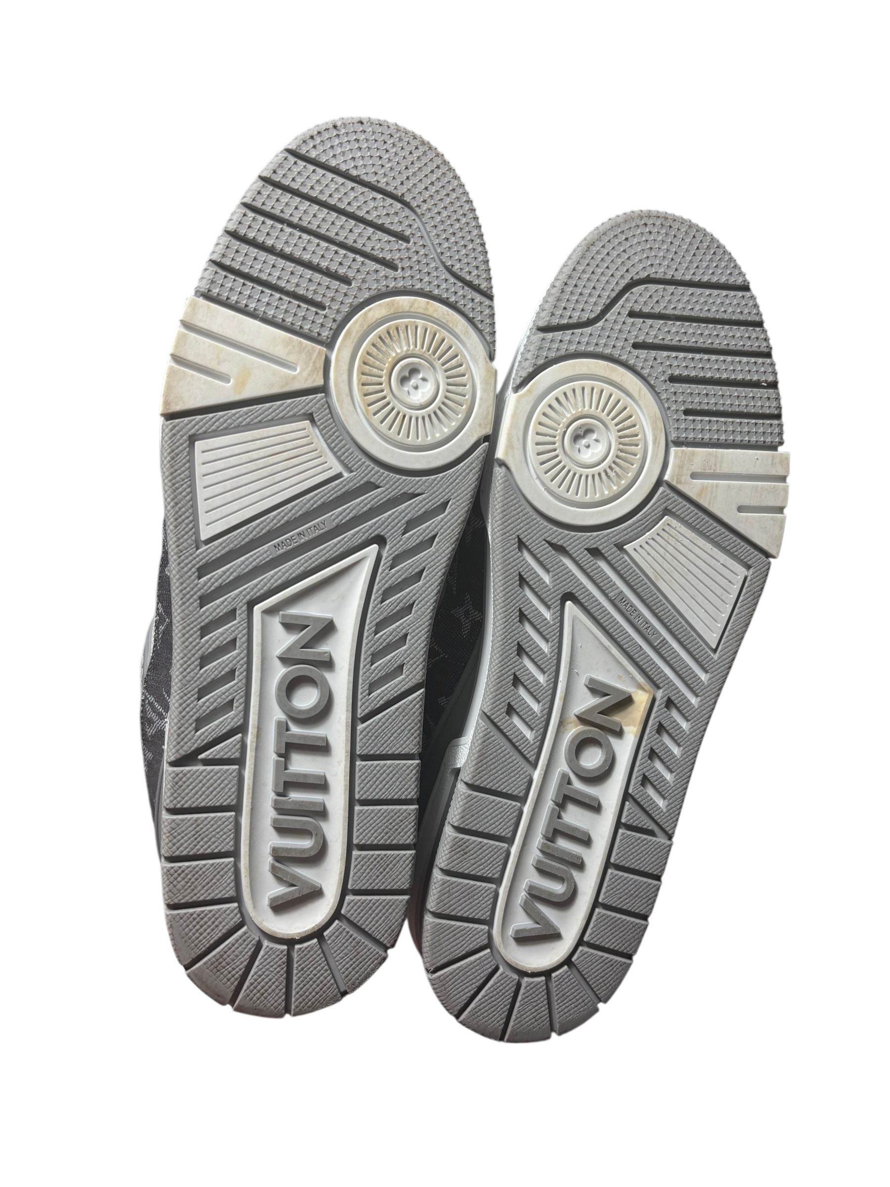 Louis Vuitton Grey Denim LV Trainer