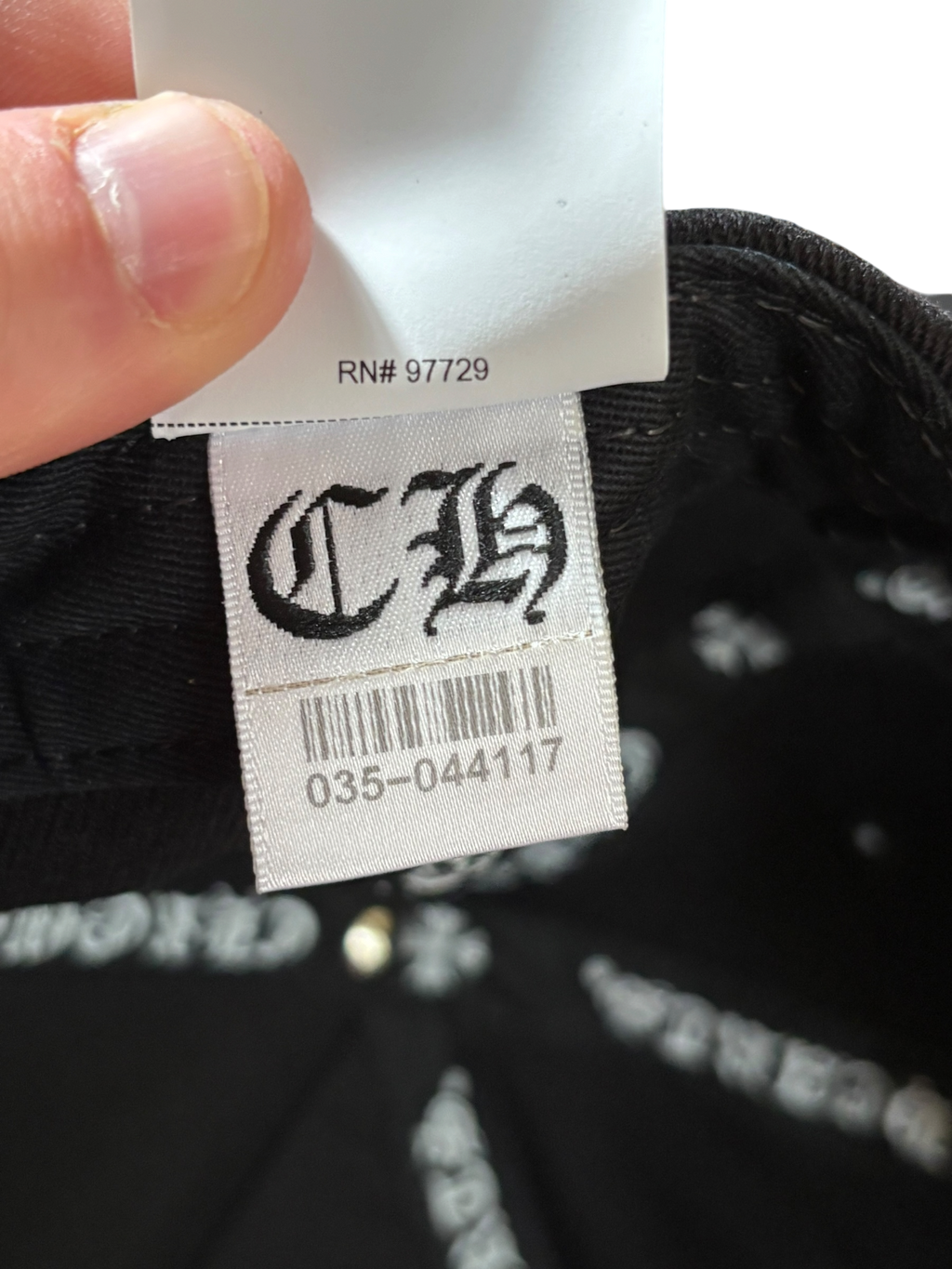 Chrome Hearts RS3 Baseball Hat