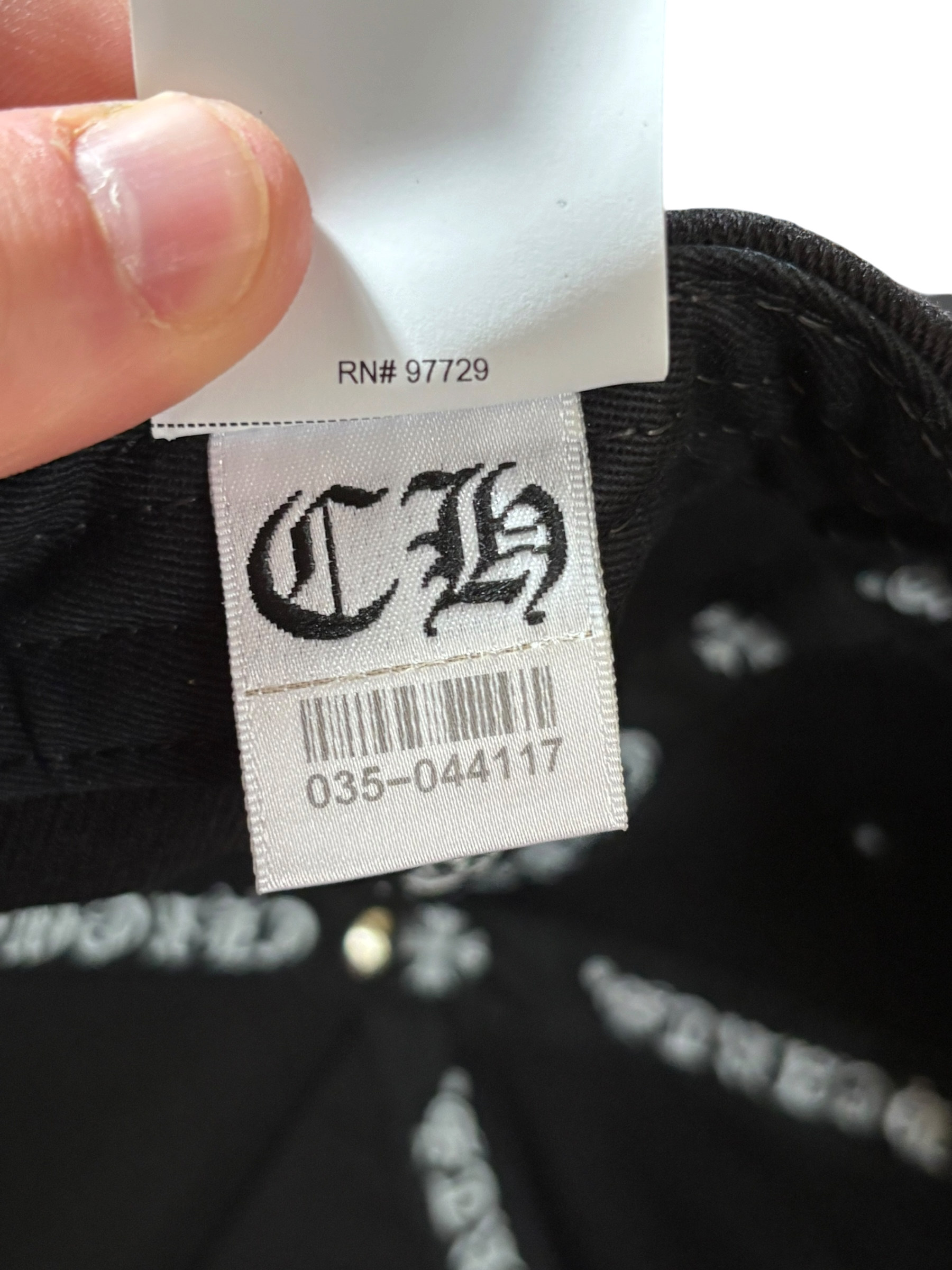 Chrome Hearts RS3 Baseball Hat