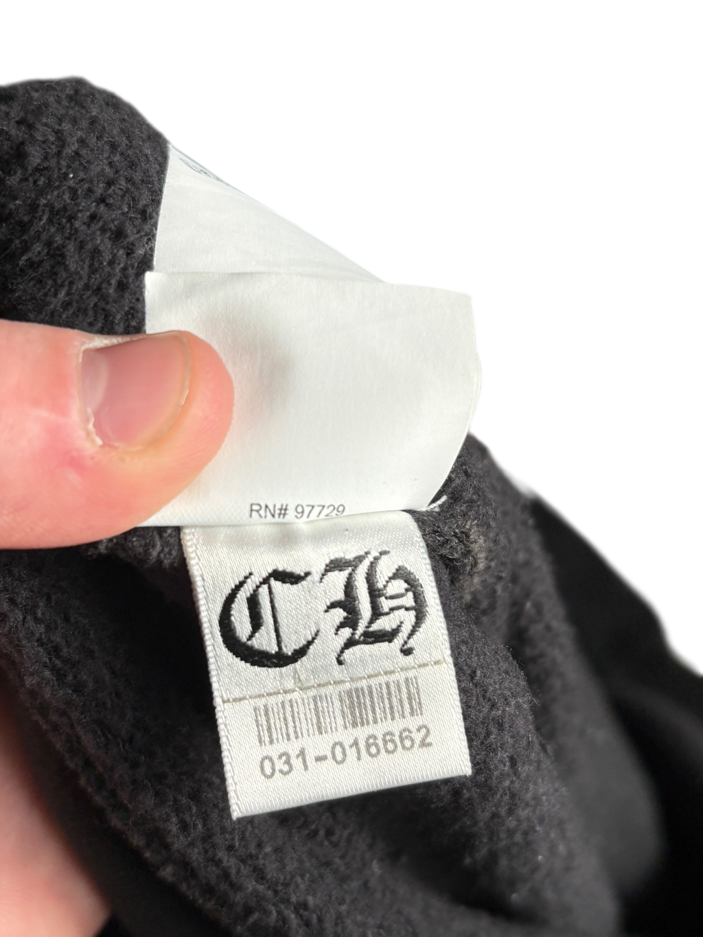 Chrome Hearts Paper Jam Zip Up Hoodie - Size XL