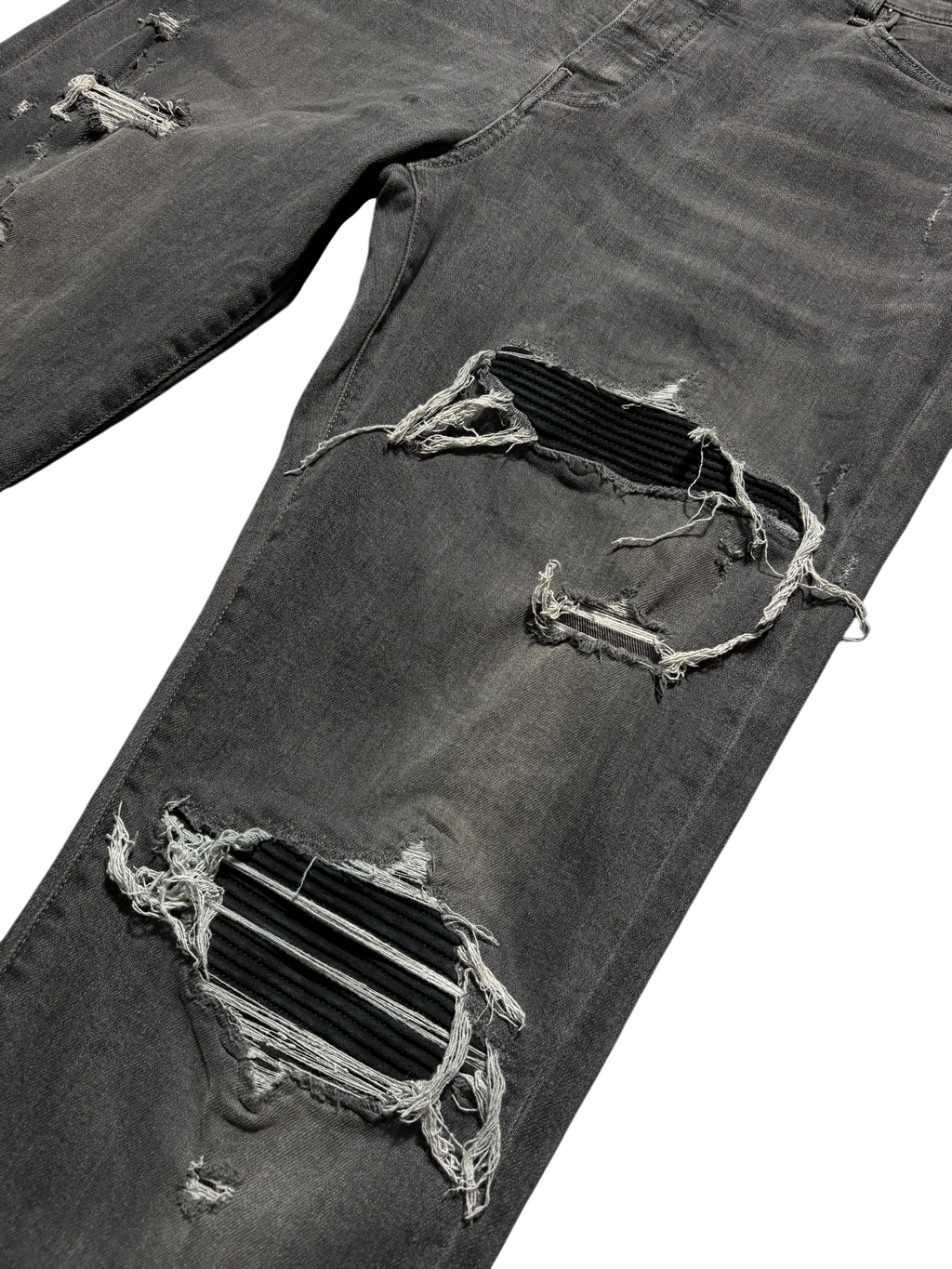 Amiri MX1 Grey Black Patch - Size 38