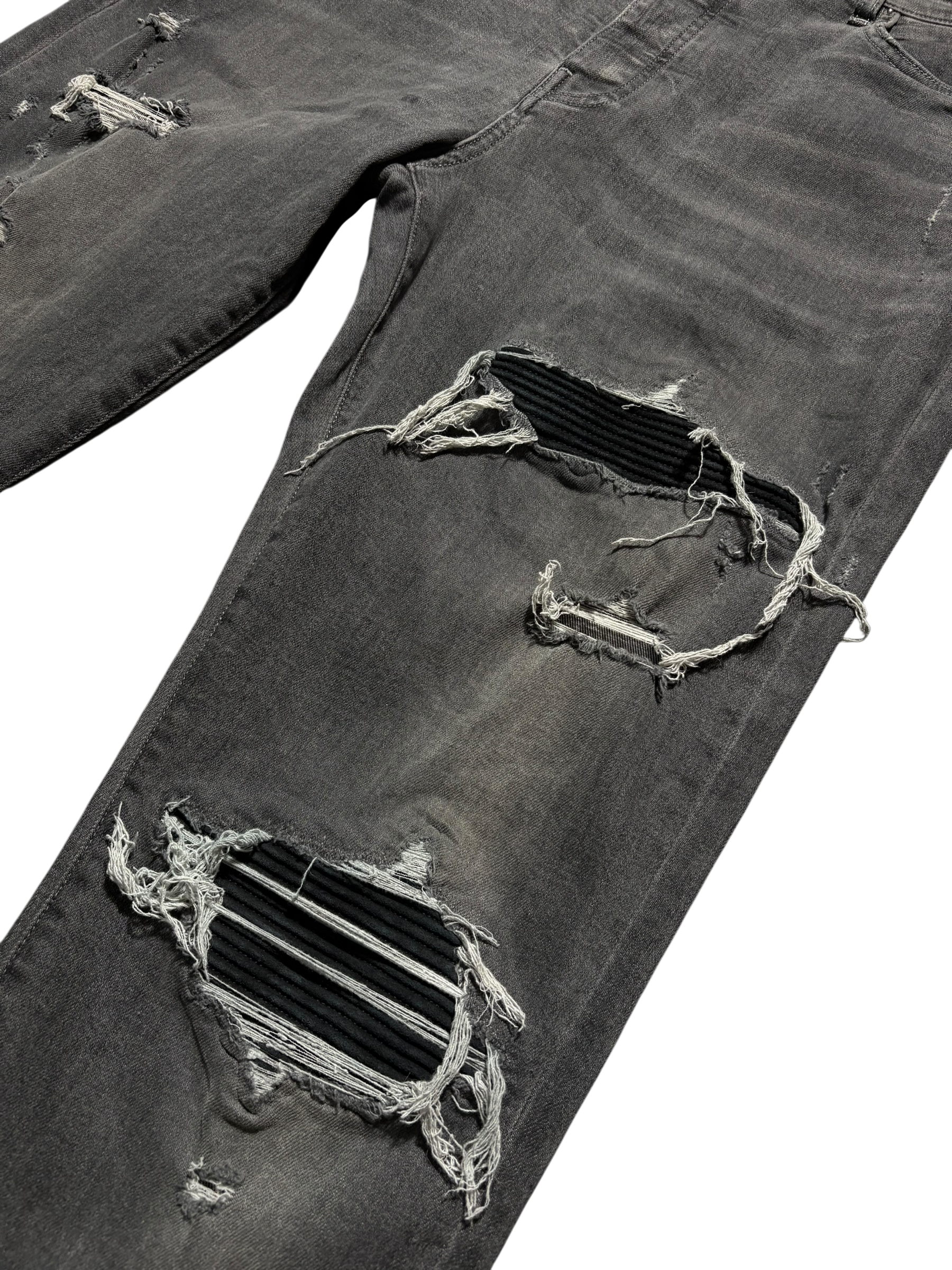 Amiri MX1 Grey Black Patch - Size 38