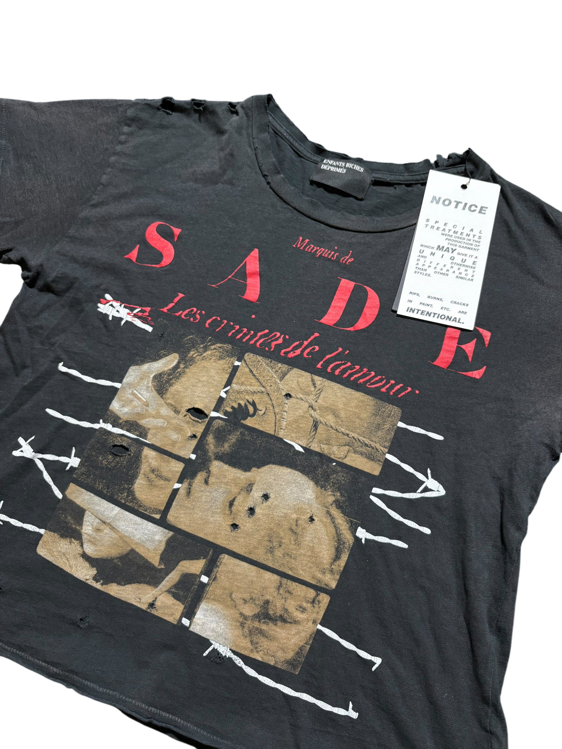Enfants Riches Déprimés Les Crimes De L'Amour distressed T-shirt - Size S