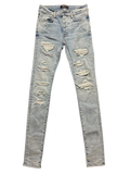Amiri MX1 Light Wash Thrasher Crystal Patch