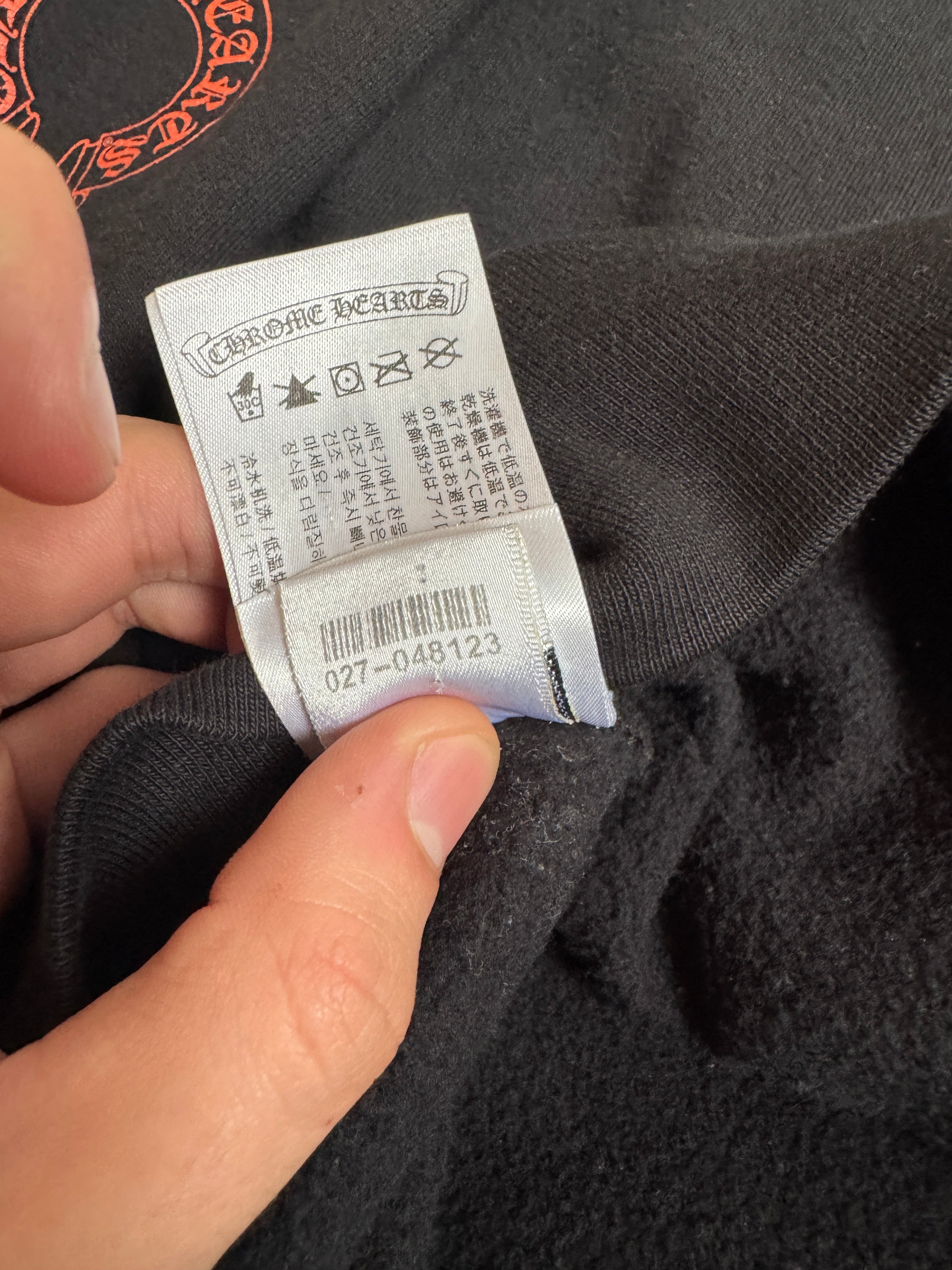 Chrome Hearts Gradient T-bar Hoodie Black