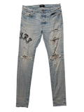 Amiri Scroll Side Patch Logo - Size 34