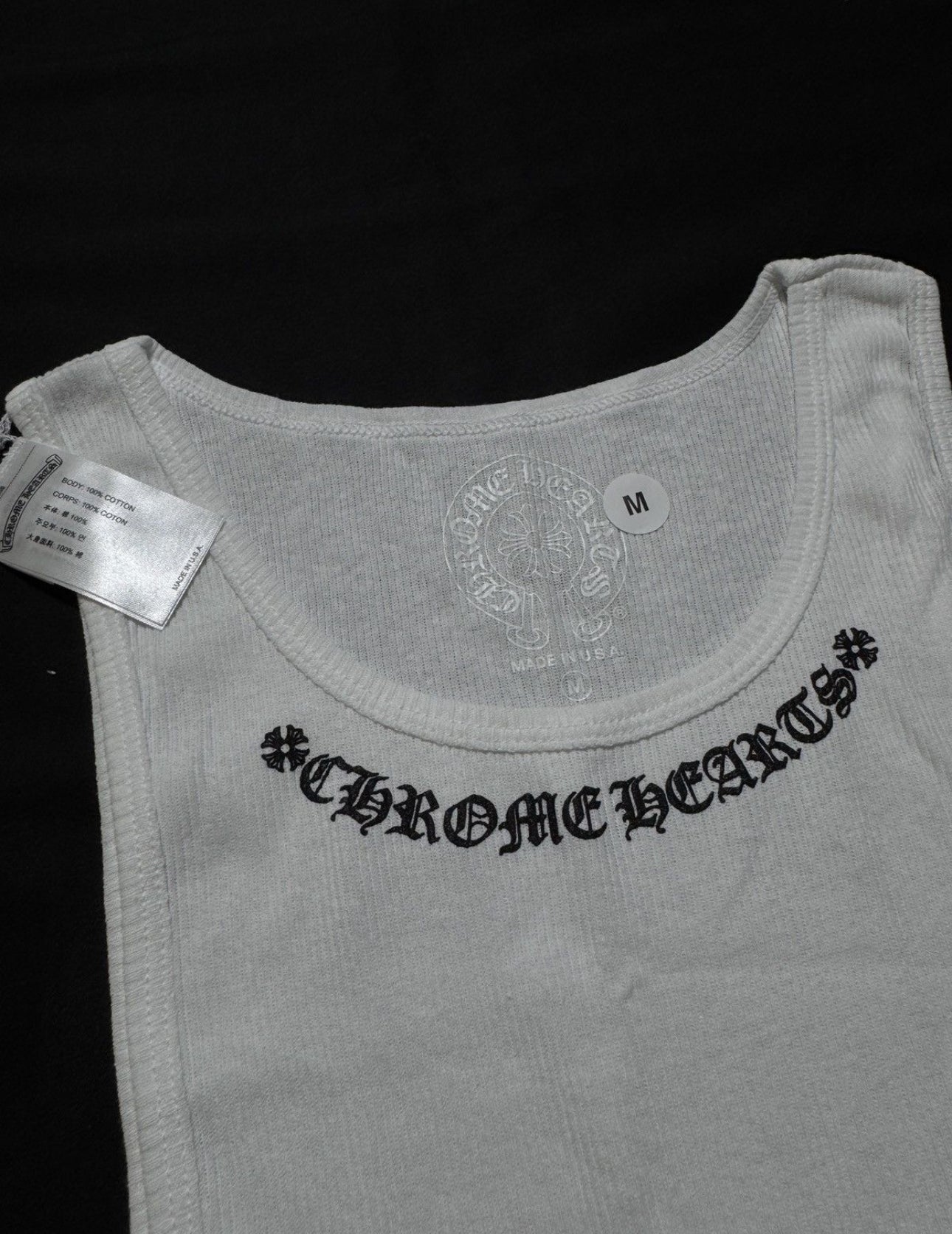 Chrome Hearts Scroll Tank Top