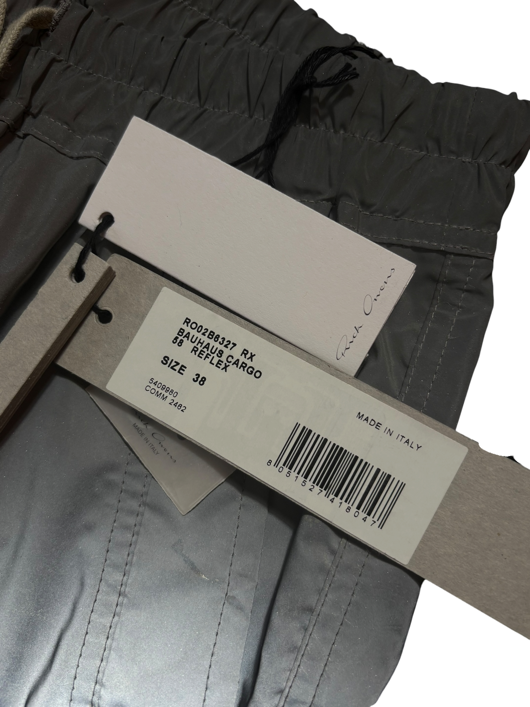 Rick Owens Bauhaus Reflective Pants - Size 38IT