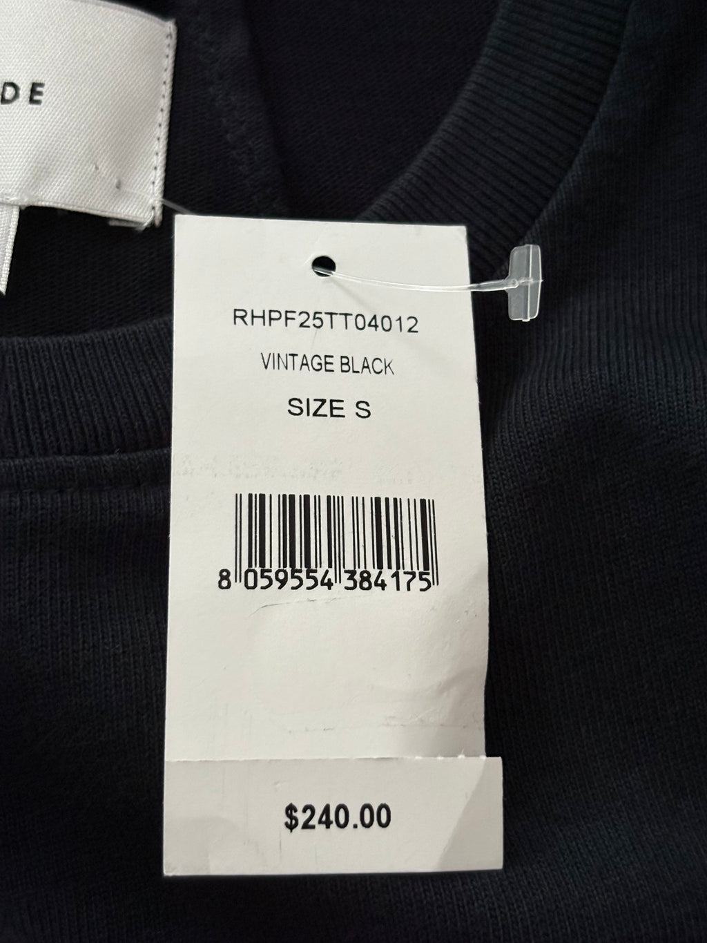 Rhude Live Rhudes Vintage Black T-Shirt