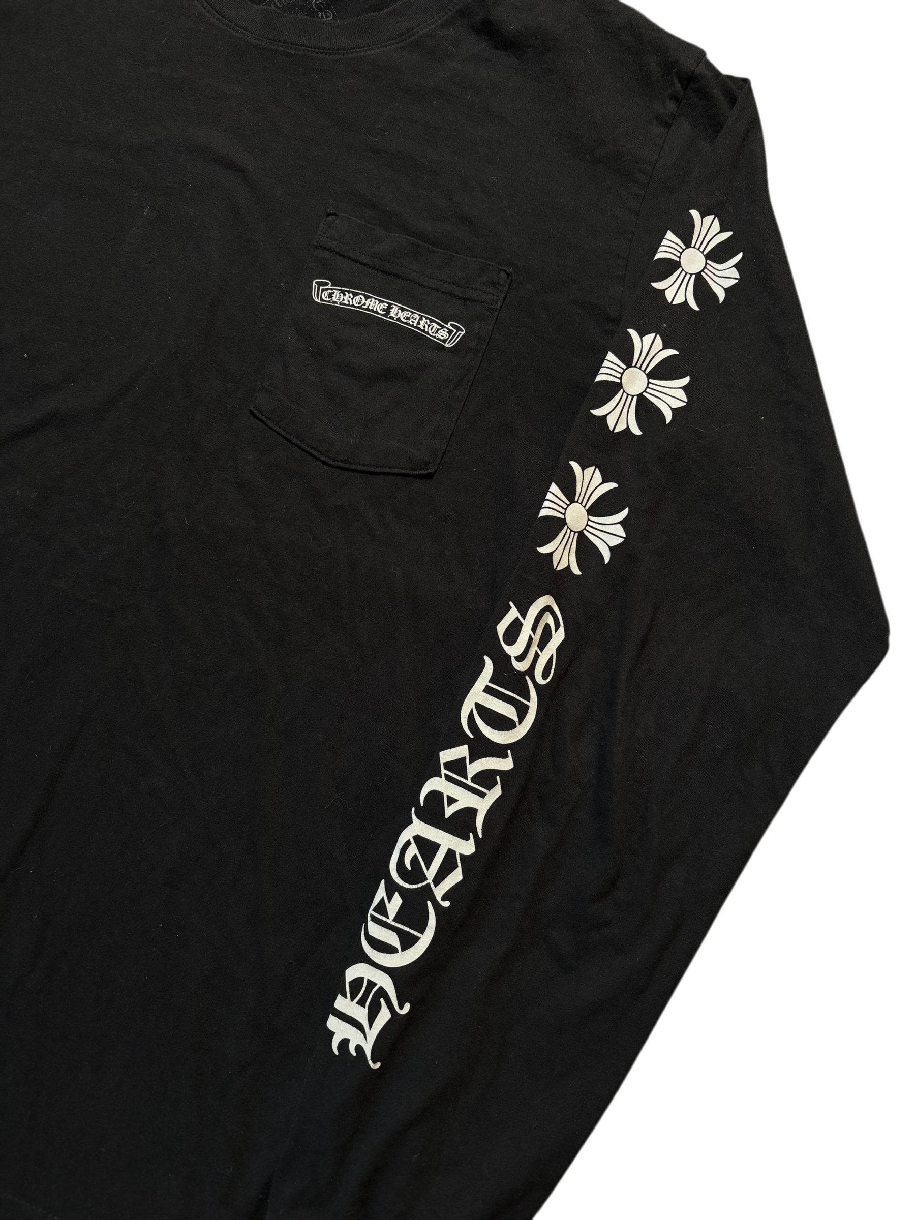 Chrome Hearts Cross Long Sleeve T-Shirt- Size L
