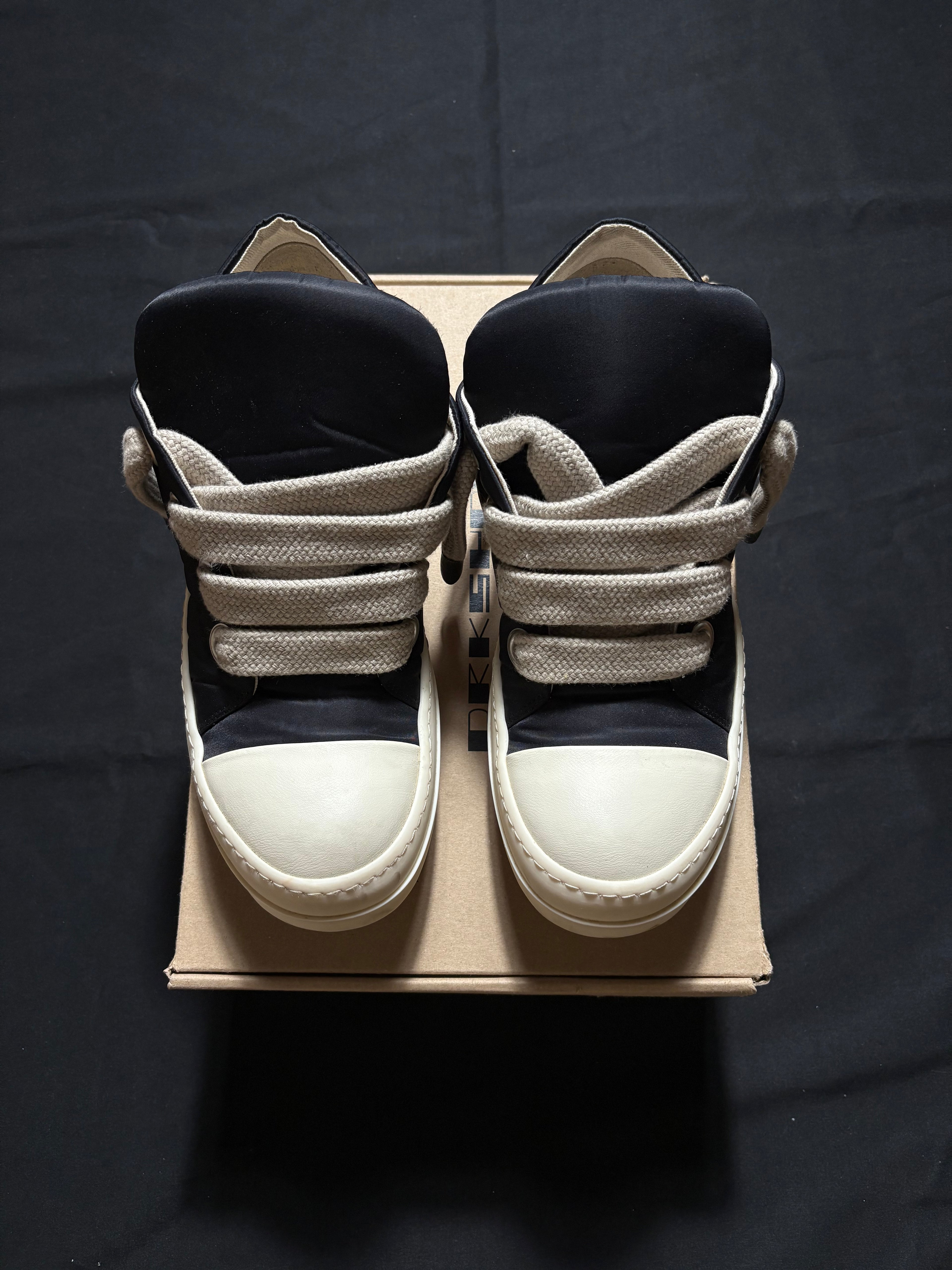 Rick Owens Jumbo Lace Puffer Low Sneakers 43
