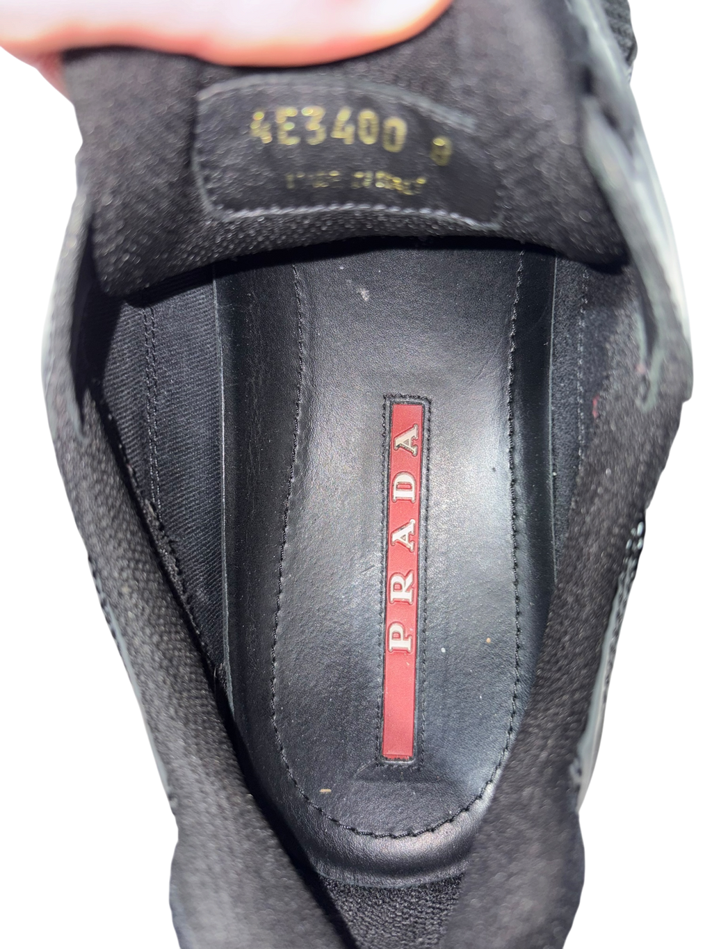 Prada Americas Cups Black Patent Leather - Size 8P (9US)