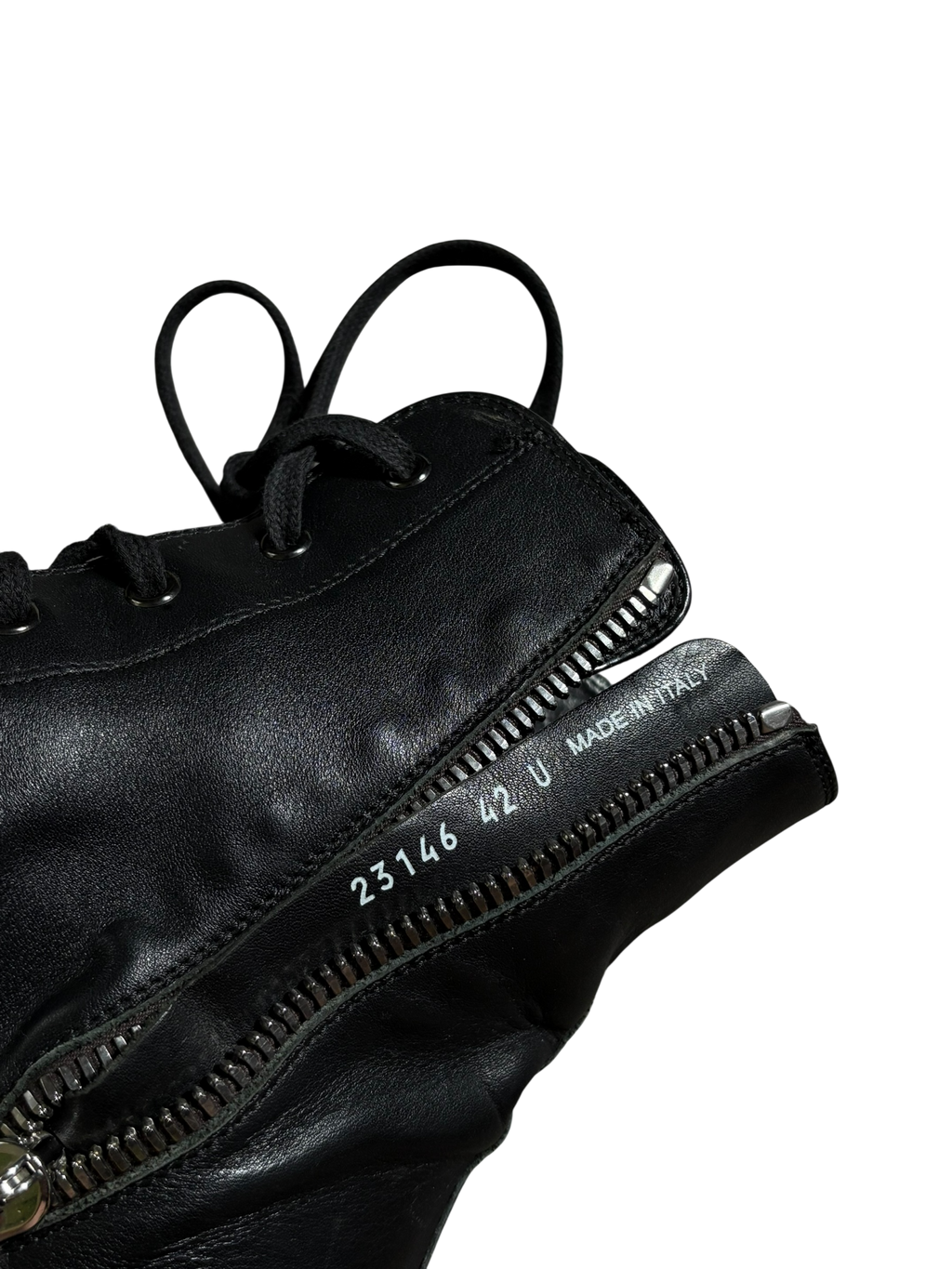 Rick Owens Ramone Black High Top - 9
