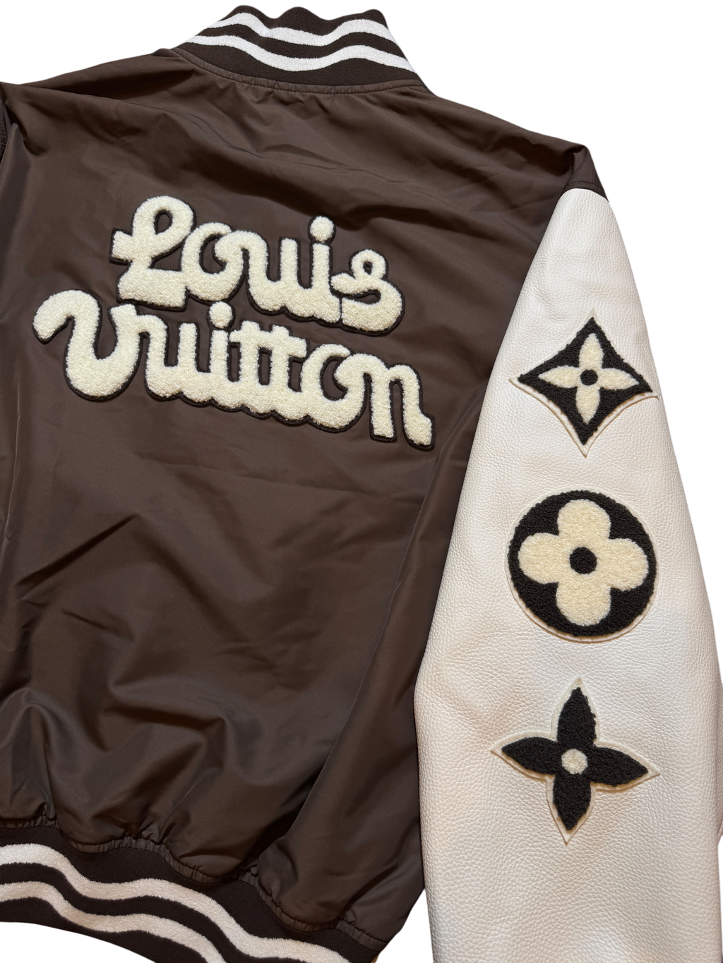Louis Vuitton by Tyler, the Creator Embroidered Varsity Jacket - Size 52