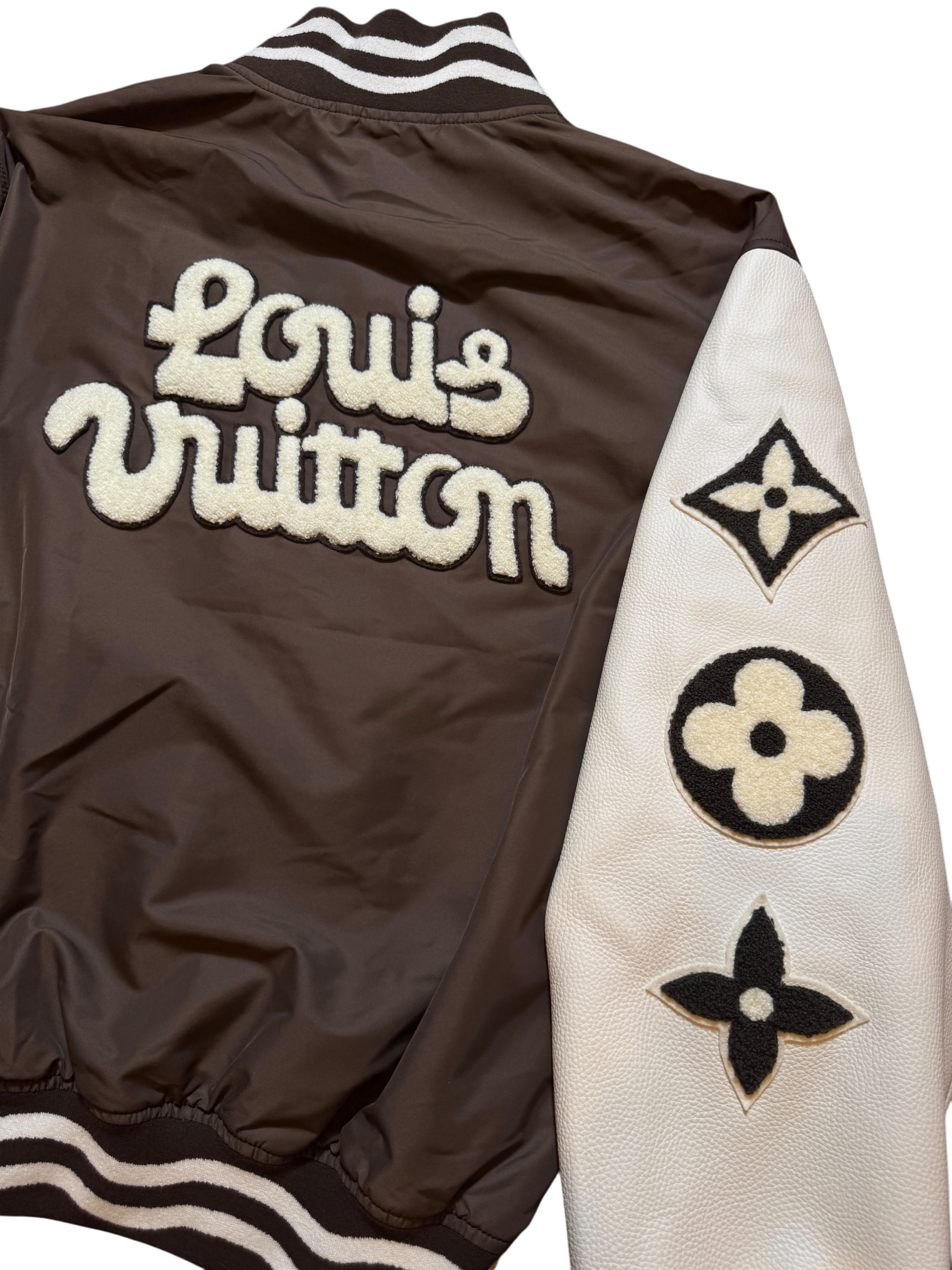 Louis Vuitton by Tyler, the Creator Embroidered Varsity Jacket - Size 52